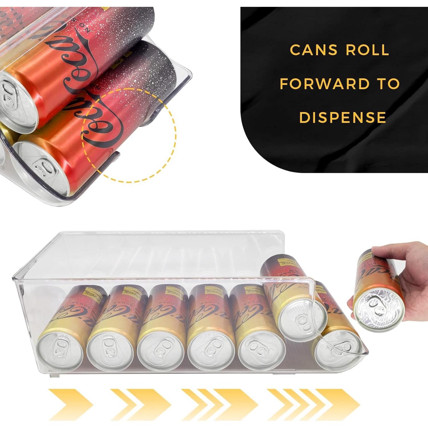 Organizador de Latas Delgadas SCAVATA - Paquete de 4 - 12 Latas