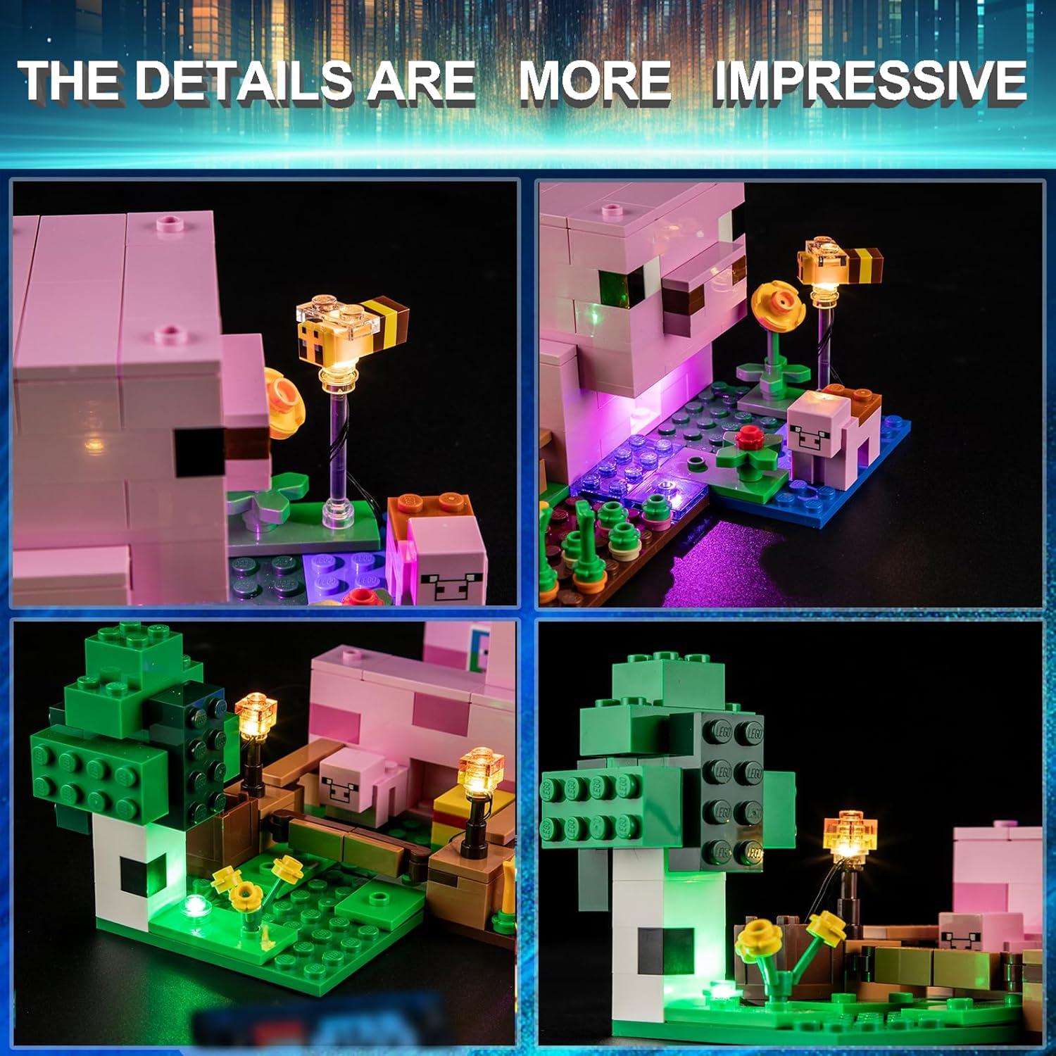 Kit de Luz LED Mililier para Lego 21268 Casa del Cerdito