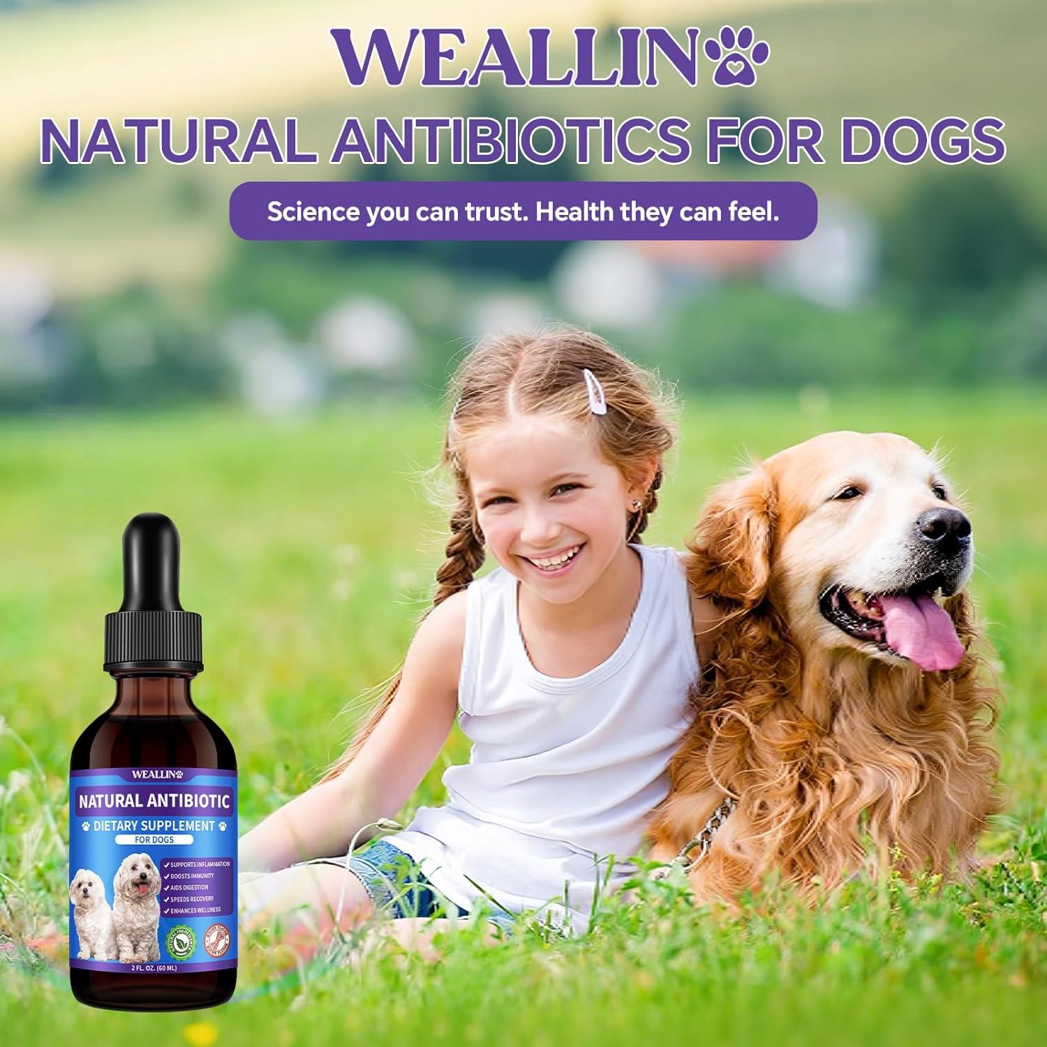 Suplemento Natural para Perros WEALLIN 60ml Sabor Tocino