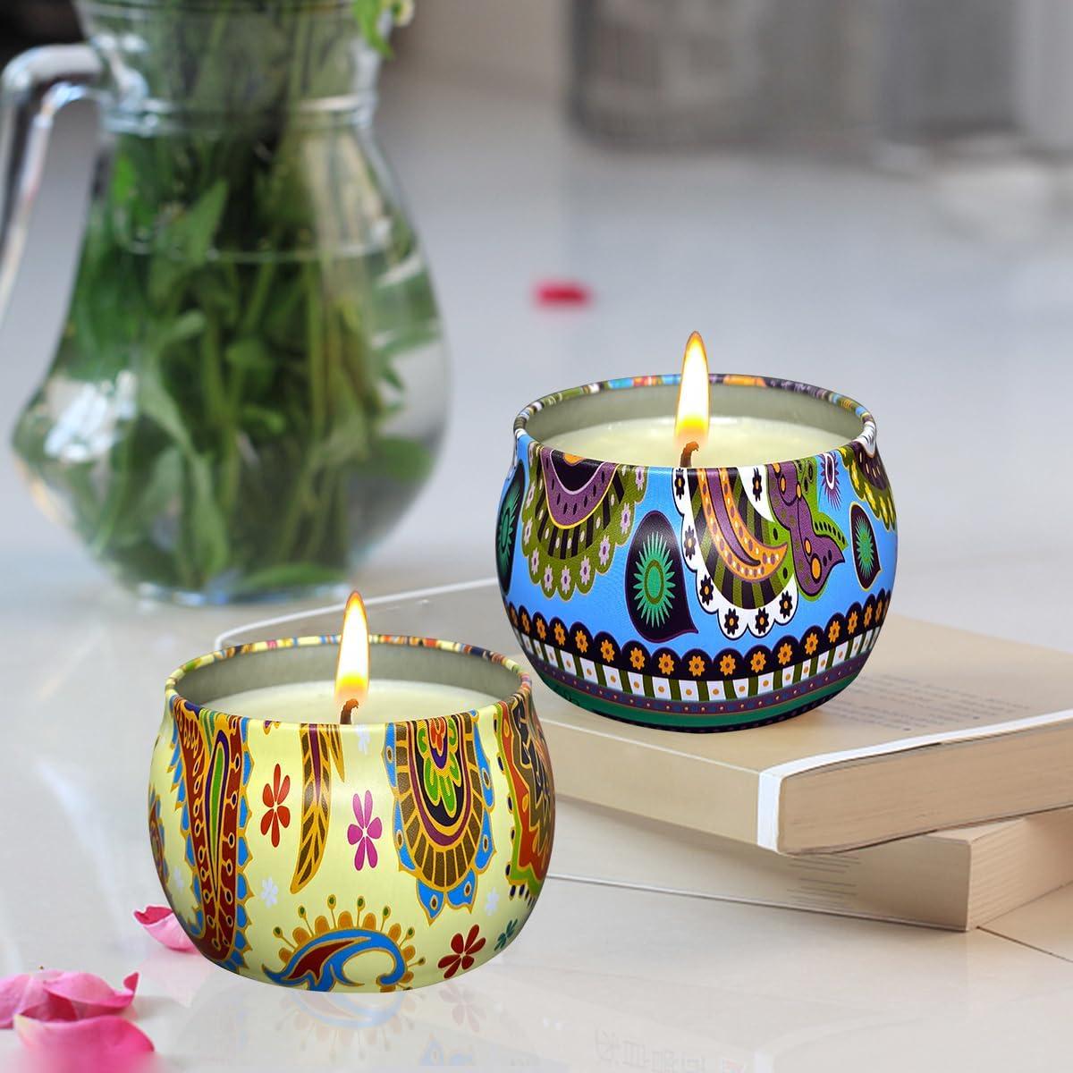 Velas Aromáticas de Cera de Soja Lomangdi 2PCS 124.74g