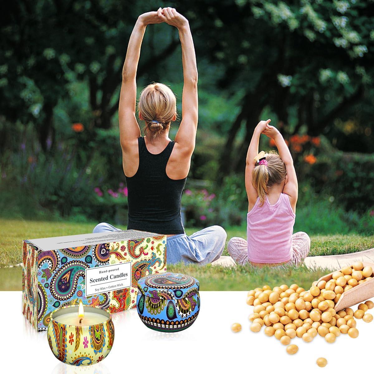 Velas Aromáticas de Cera de Soja Lomangdi 2PCS 124.74g