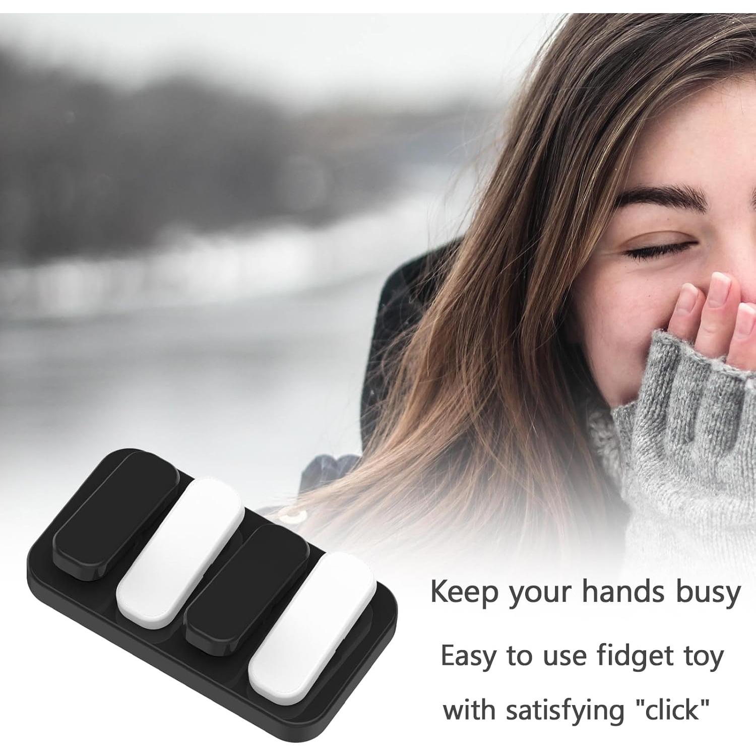 Deslizador Fidget de Metal WSHWXY para Adultos - Alivio Estrés