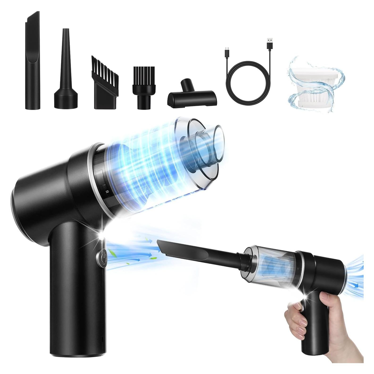 Aspiradora de Coche Inalámbrica Tejecu TEJECU117C 120W HEPA