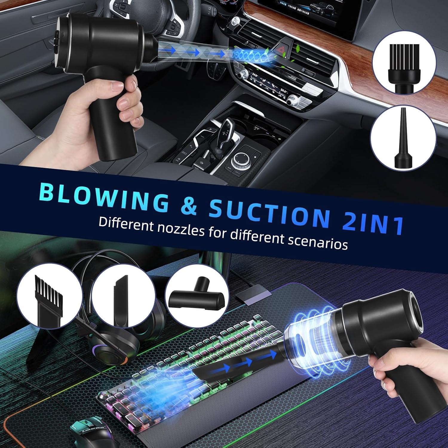 Aspiradora de Coche Inalámbrica Tejecu TEJECU117C 120W HEPA