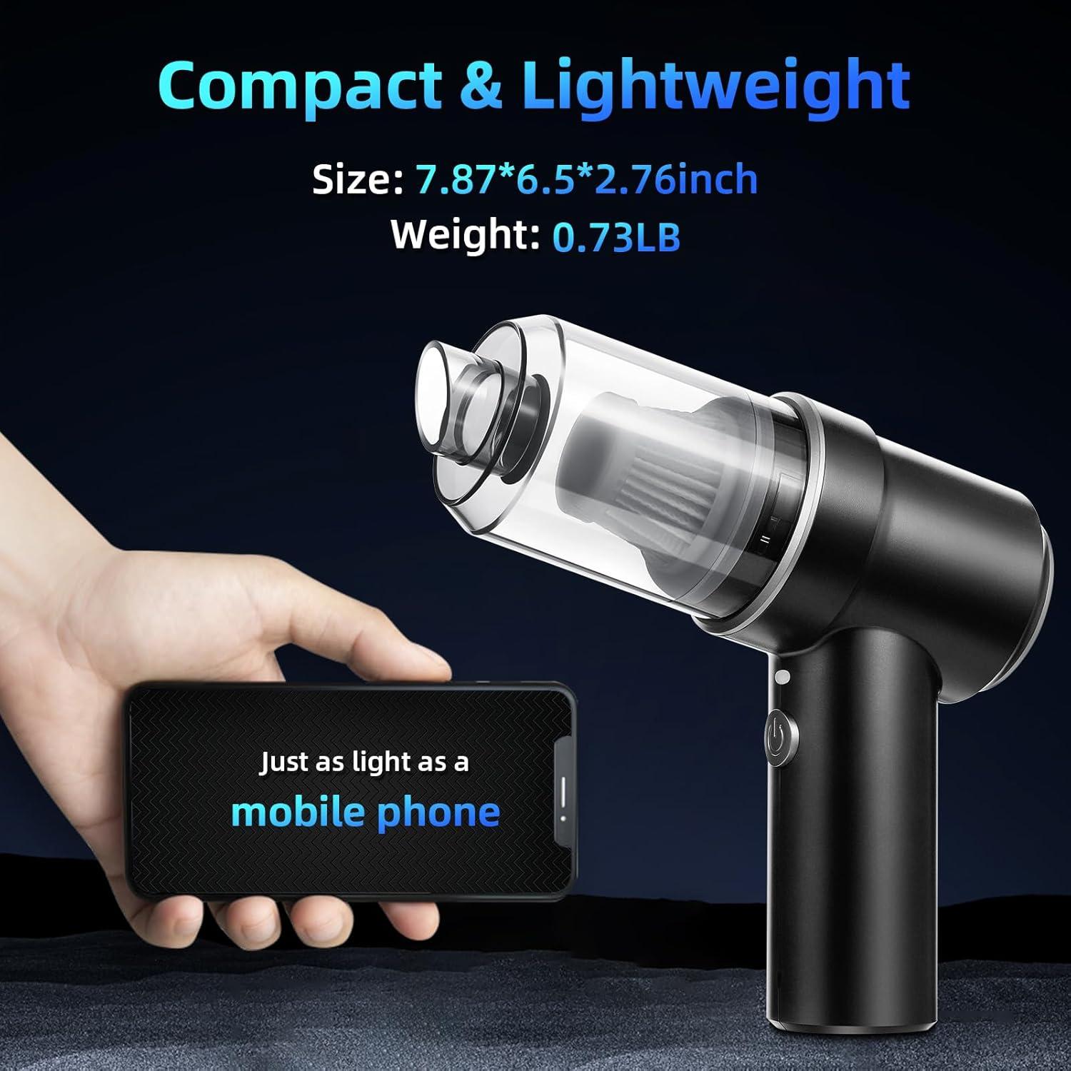 Aspiradora de Coche Inalámbrica Tejecu TEJECU117C 120W HEPA