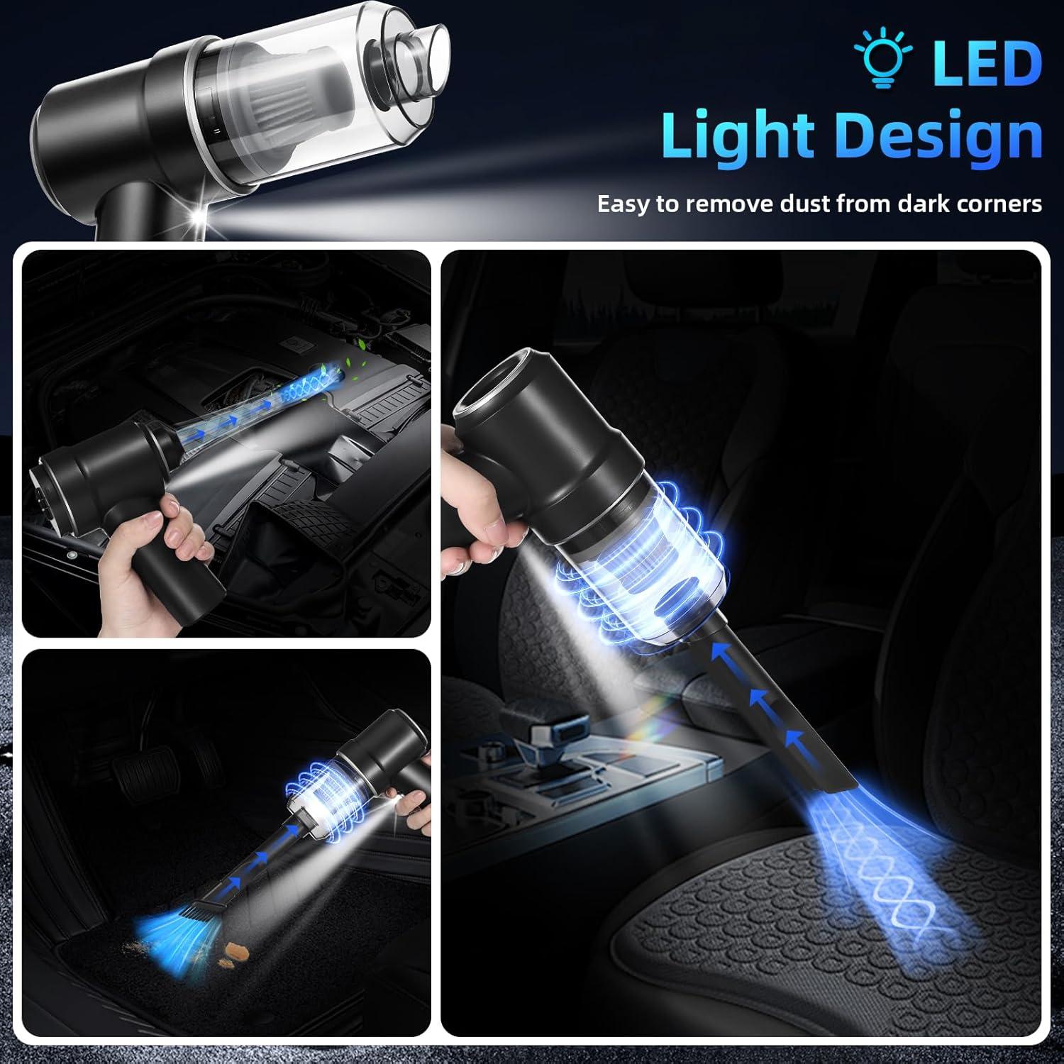 Aspiradora de Coche Inalámbrica Tejecu TEJECU117C 120W HEPA