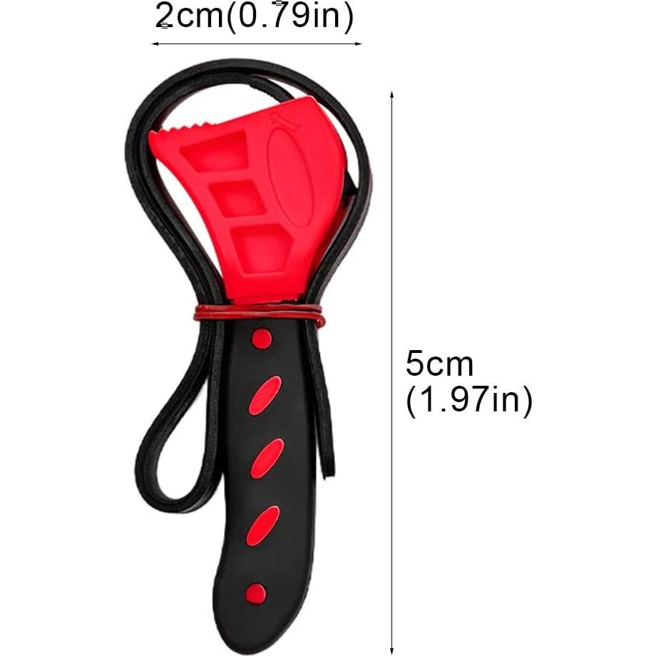 Abrebotellas ajustable Tookie rojo, goma, fácil de usar