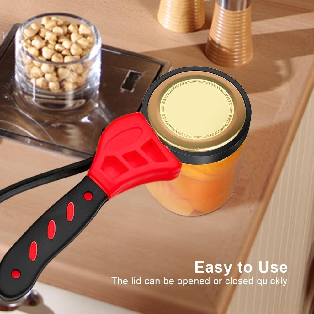 Abrebotellas ajustable Tookie rojo, goma, fácil de usar