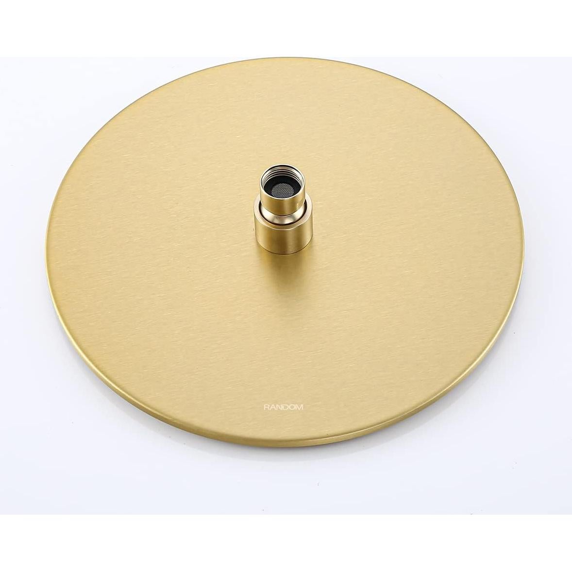 Cabezal de Ducha de Lluvia RANDOM 10" Dorado Cepillado Acero Inoxidable