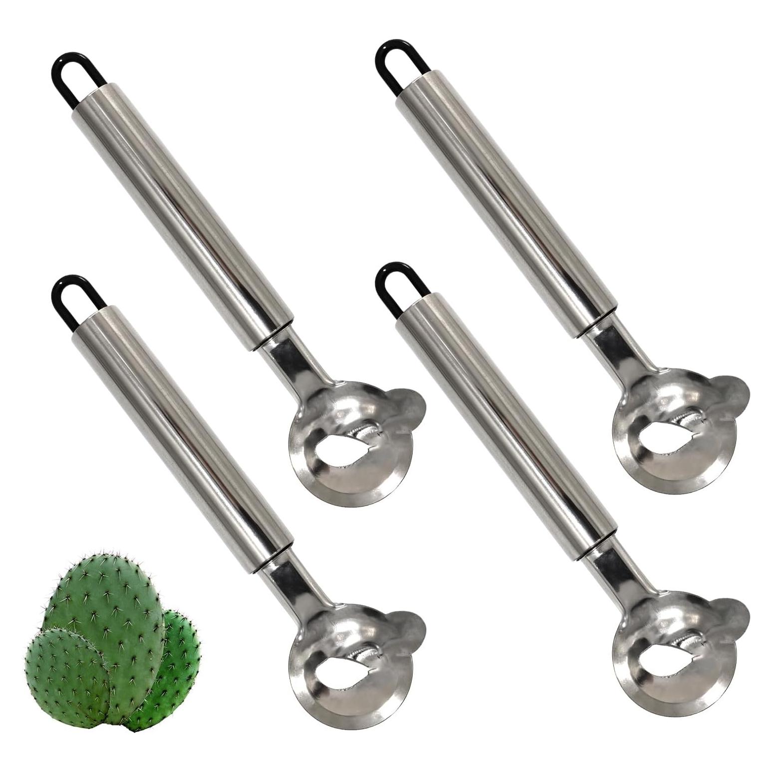Set de 4 Peladores de Cactus Xorim de Acero Inoxidable 18.8 cm