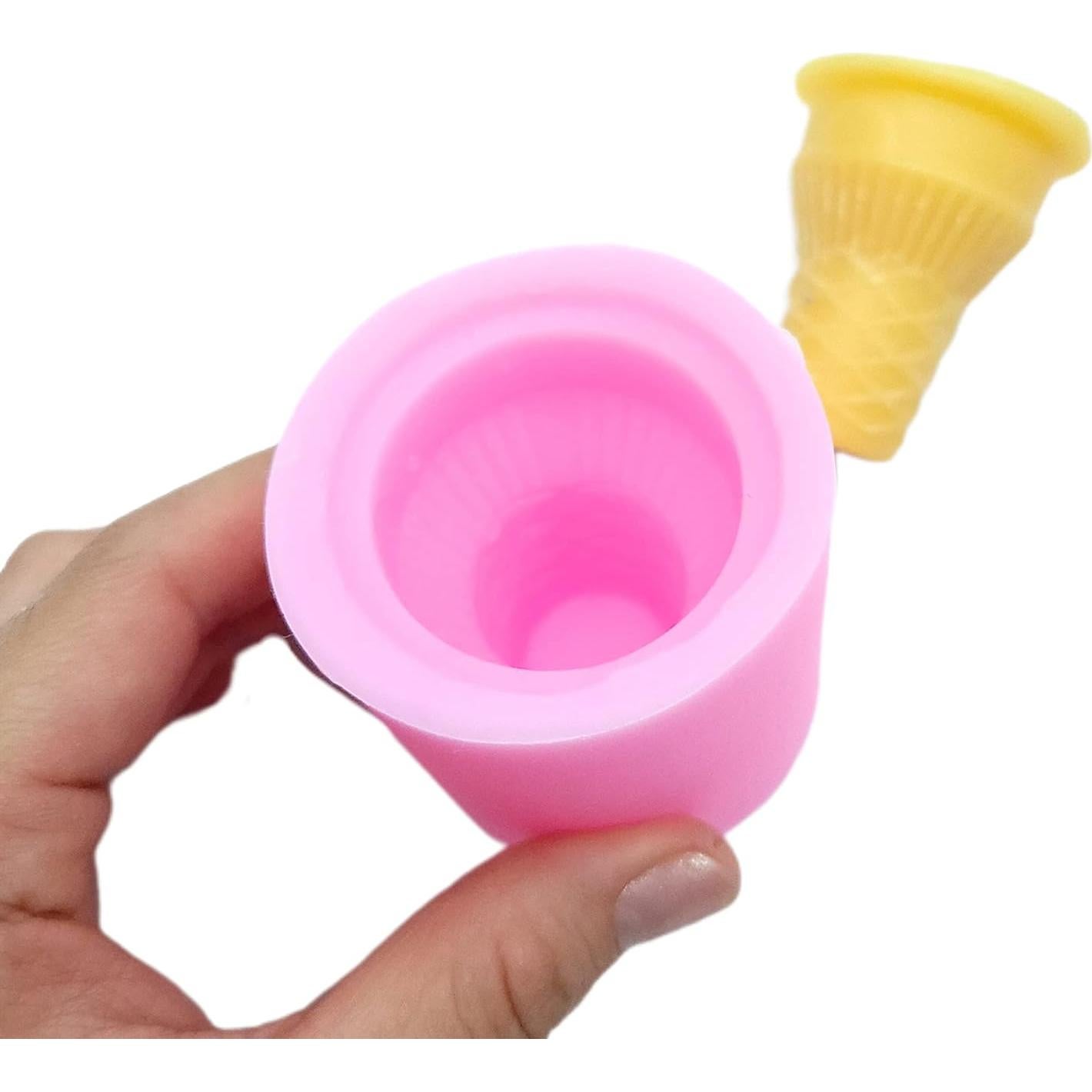 Molde de Silicona Flexible para Cono de Helado - 10.7x10cm