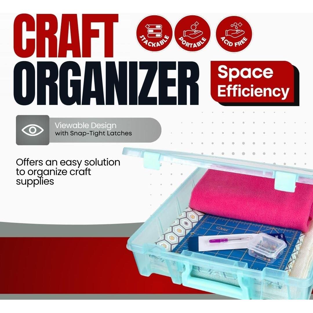 Caja Organizador de Manualidades ArtBin 6955AA Aqua 12L