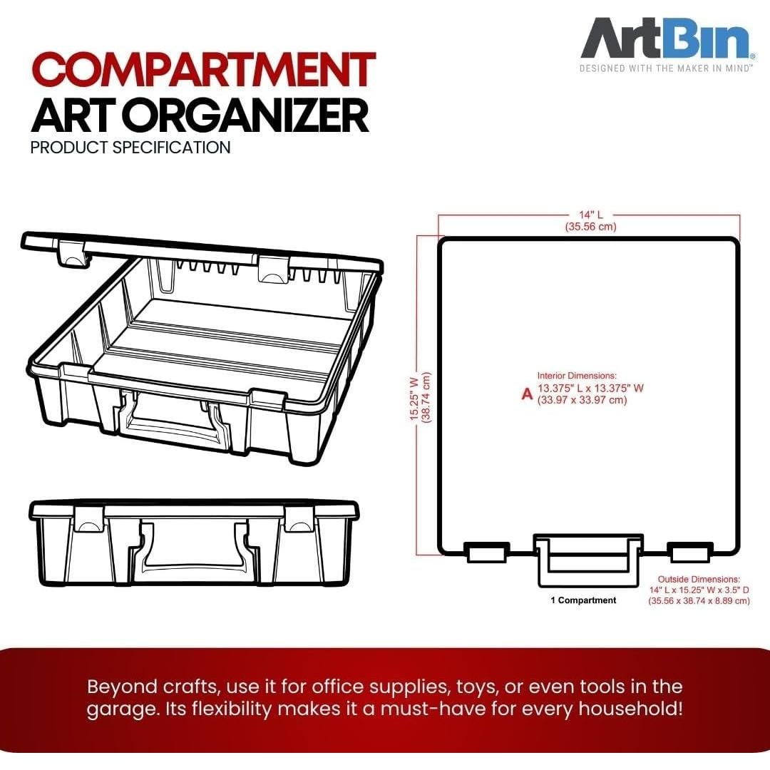 Caja Organizador de Manualidades ArtBin 6955AA Aqua 12L