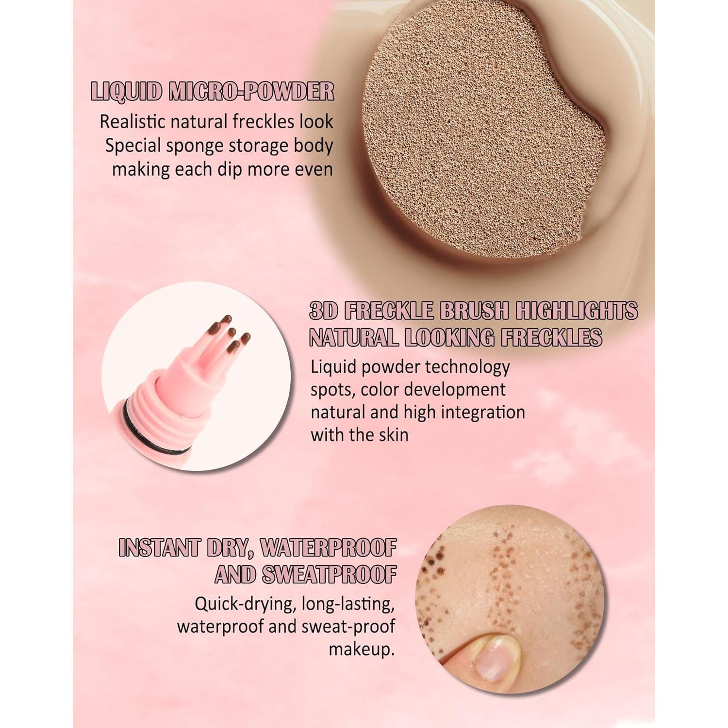 Bolígrafo Sello de Pecas Falsas Natural - 01 Claro