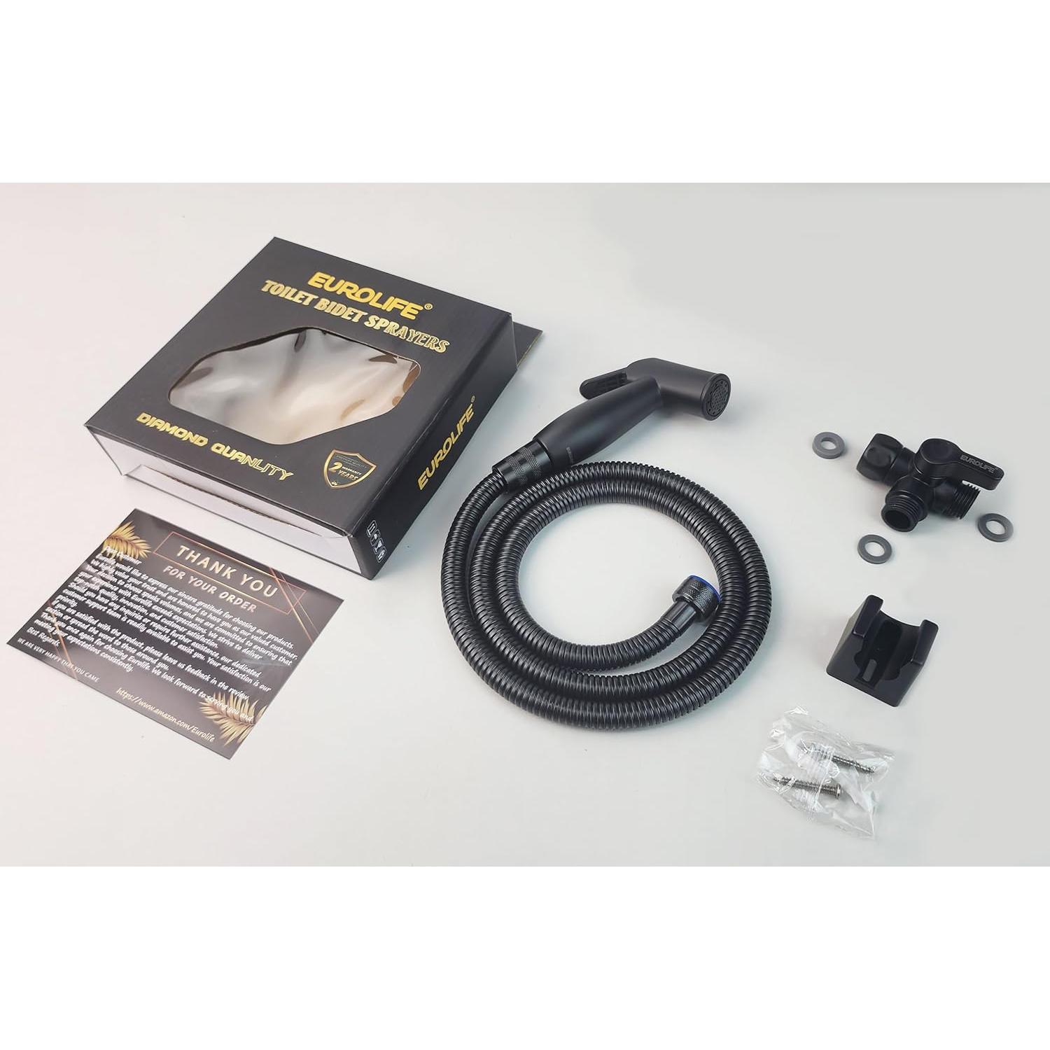 Rociador de Bidet de Mano Eurolife con Manguera 119 cm