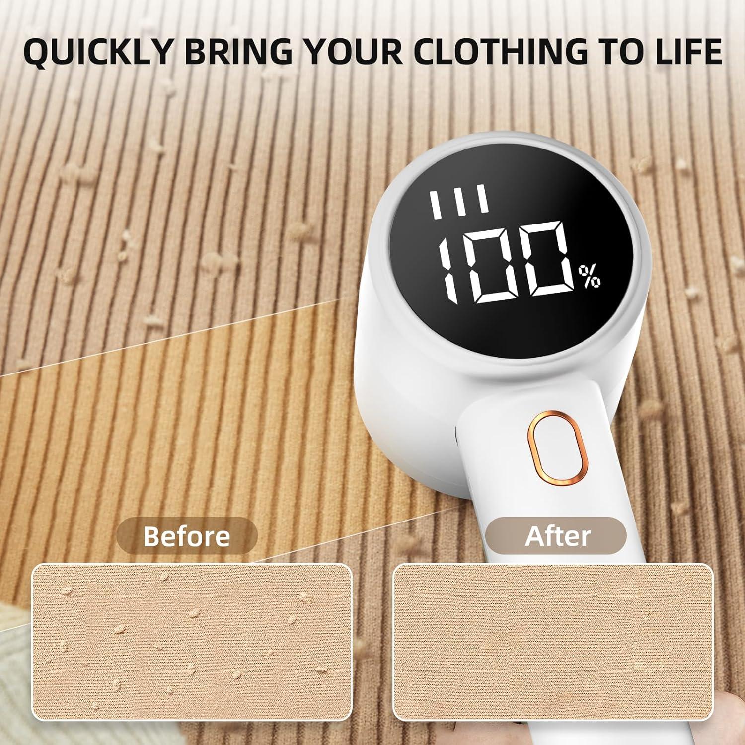 Raspador de tela Peiyuu Q20 recargable con pantalla LED