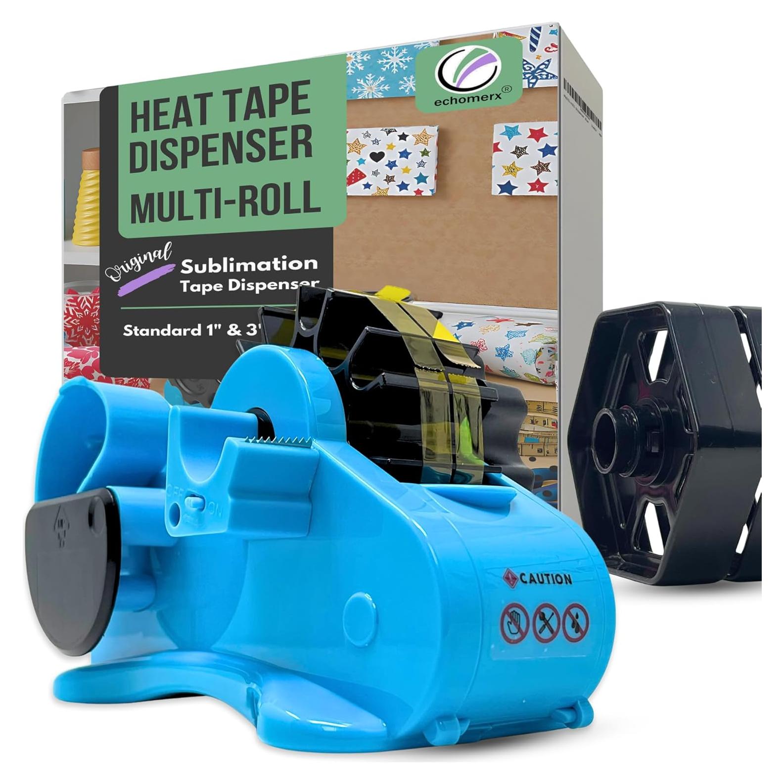 Dispensador de Cinta Echomerx Azul 3" para Sublimación Térmica