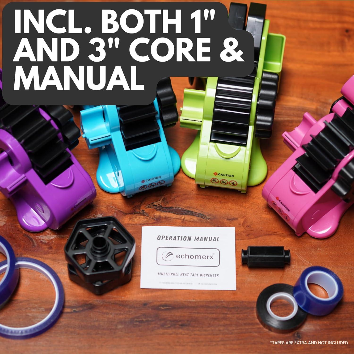 Dispensador de Cinta Echomerx Azul 3" para Sublimación Térmica