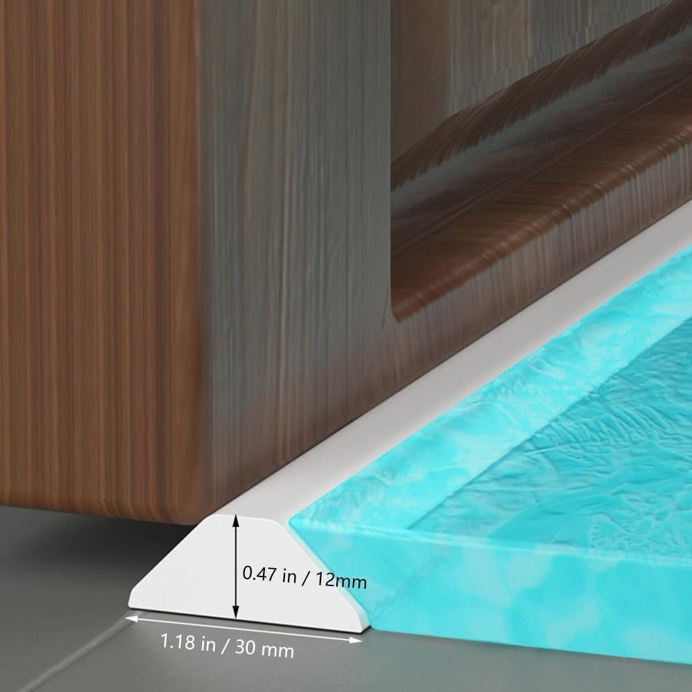 Dique de Ducha Colapsable KRUI 99 cm con Adhesivo Fuerte