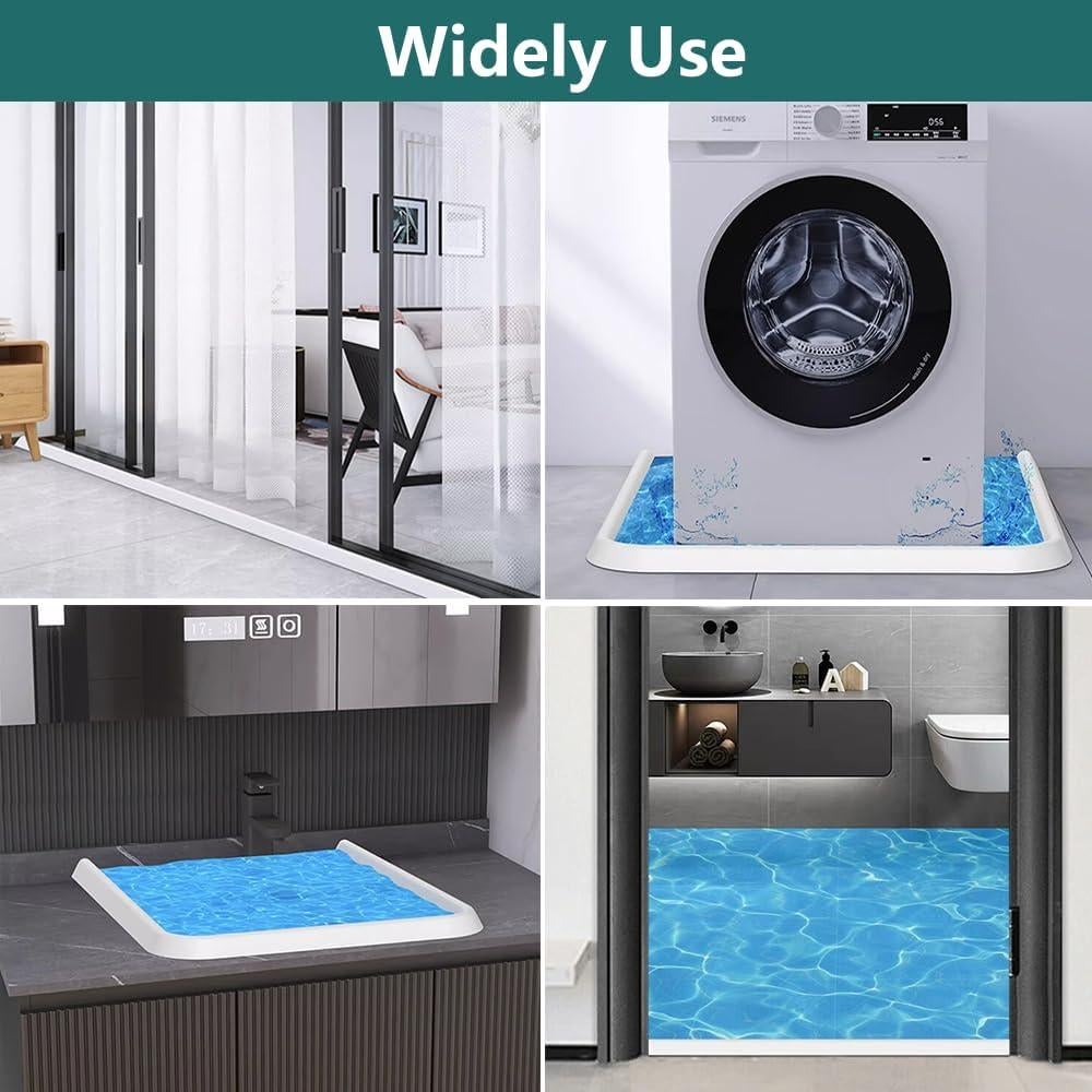 Dique de Ducha Colapsable KRUI 99 cm con Adhesivo Fuerte