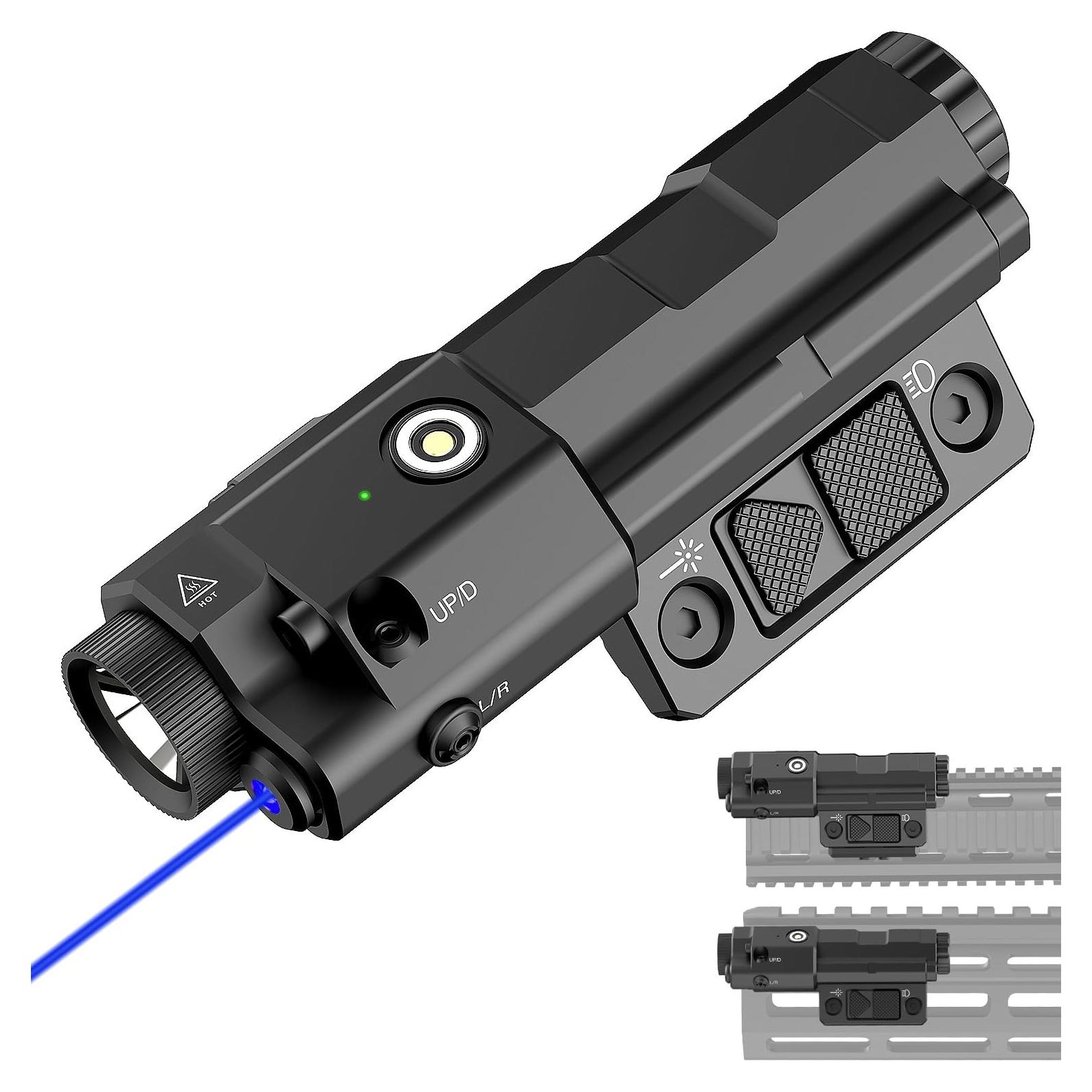 Linterna Combo con Láser Azul TOUGHSOUL TF-1143 1600 Lúmenes