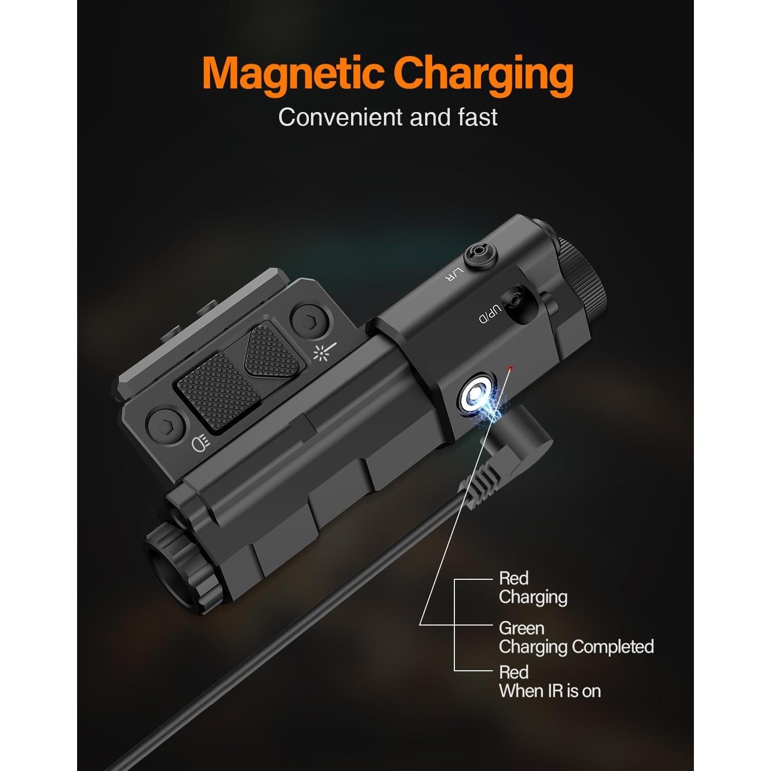 Linterna Combo con Láser Azul TOUGHSOUL TF-1143 1600 Lúmenes