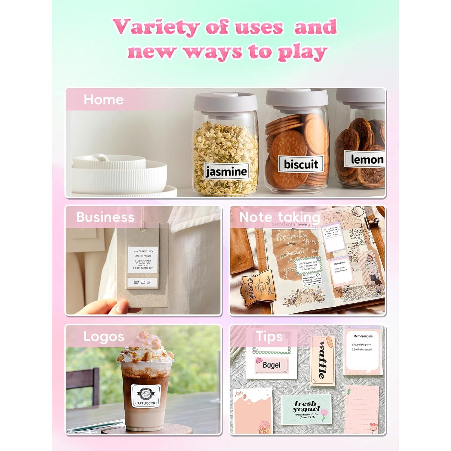 Máquina de Etiquetas HPRT NEW1 Portátil Bluetooth 40mm Blanco