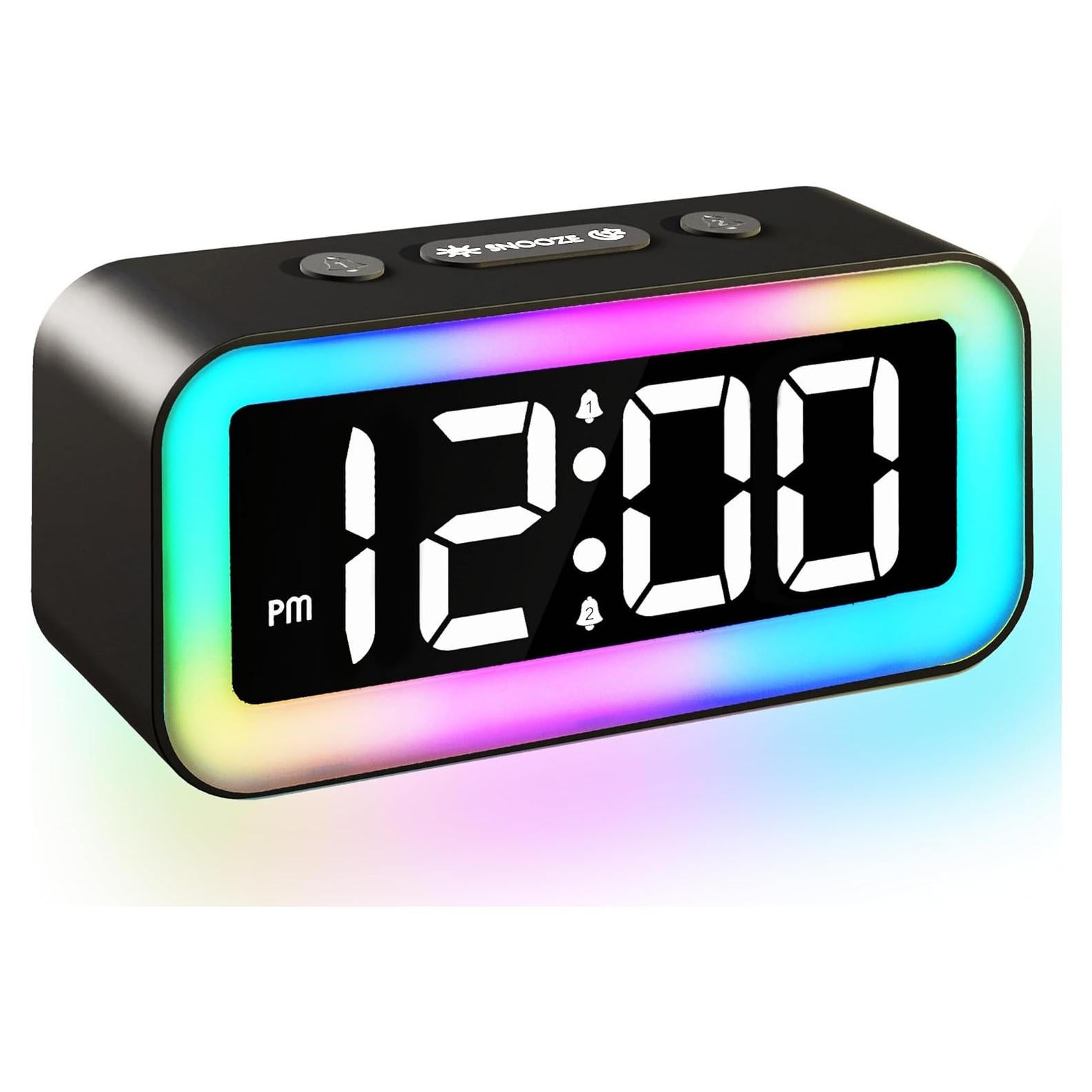 Reloj Despertador Digital JALL GA-2 con Luz Nocturna y Alarma Dual