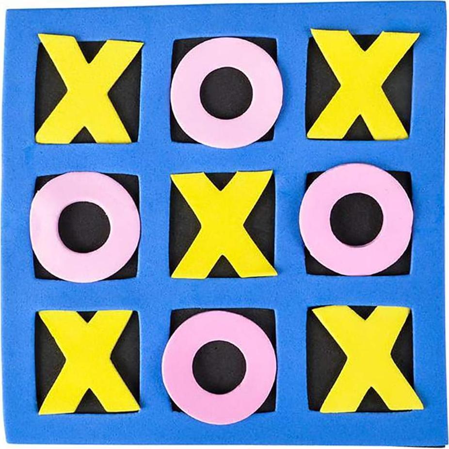 Juego de Tres en Raya de Espuma The Dreidel Company - 12 Piezas