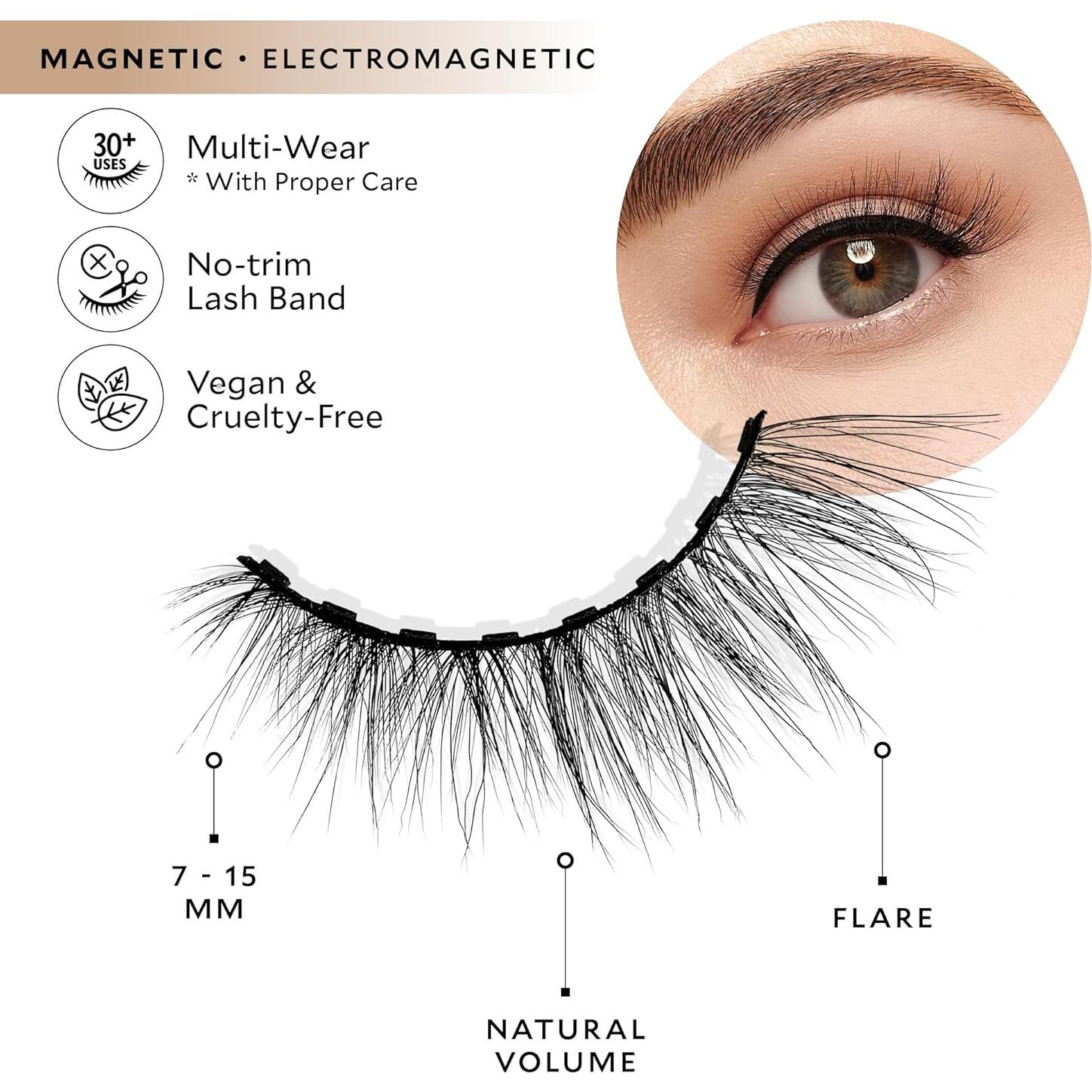 Pestañas Magnéticas Velour Electromagnéticas Reutilizables 30 veces