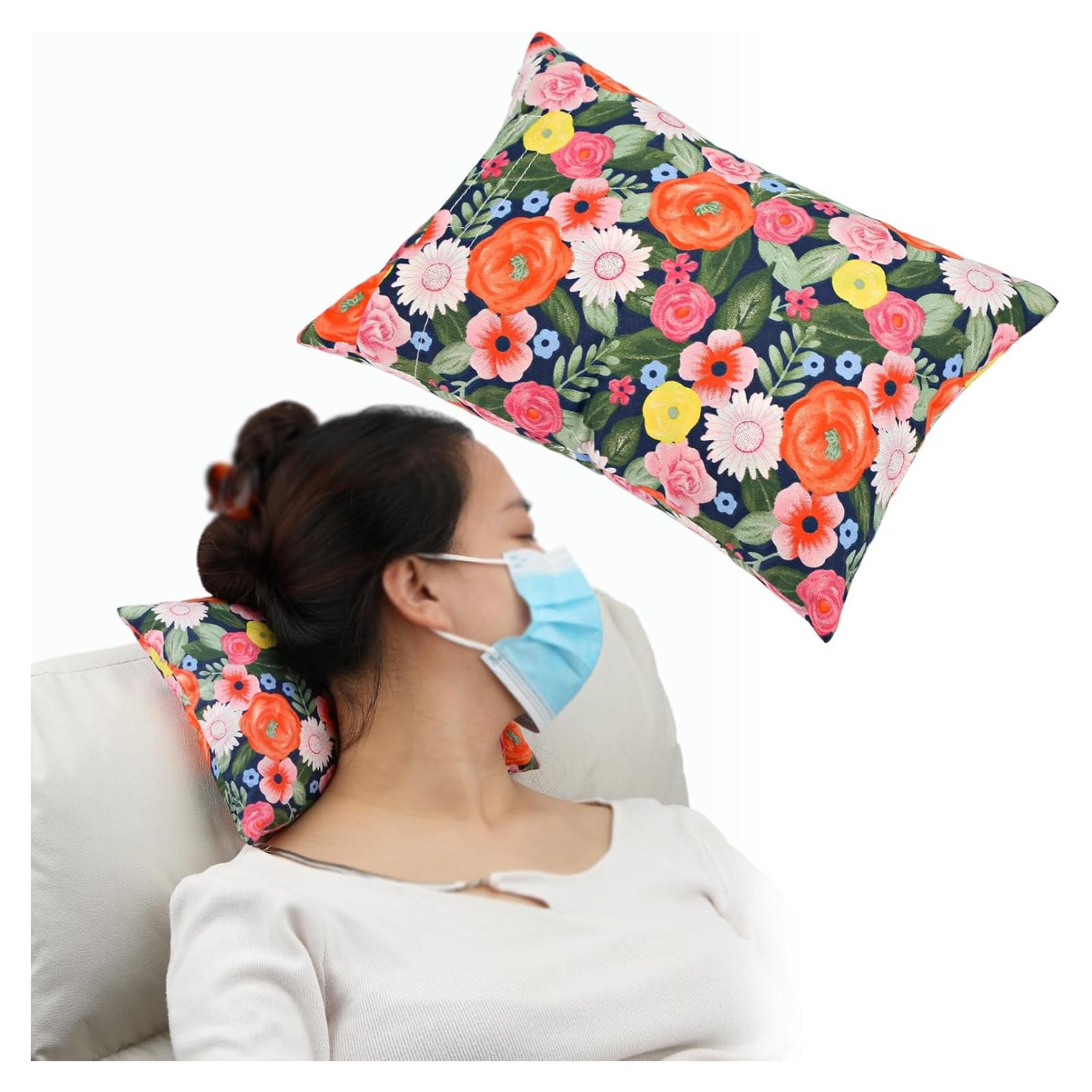 Almohada Cervical Pequeña Heal n Hope 17.8x27.9 cm Floral