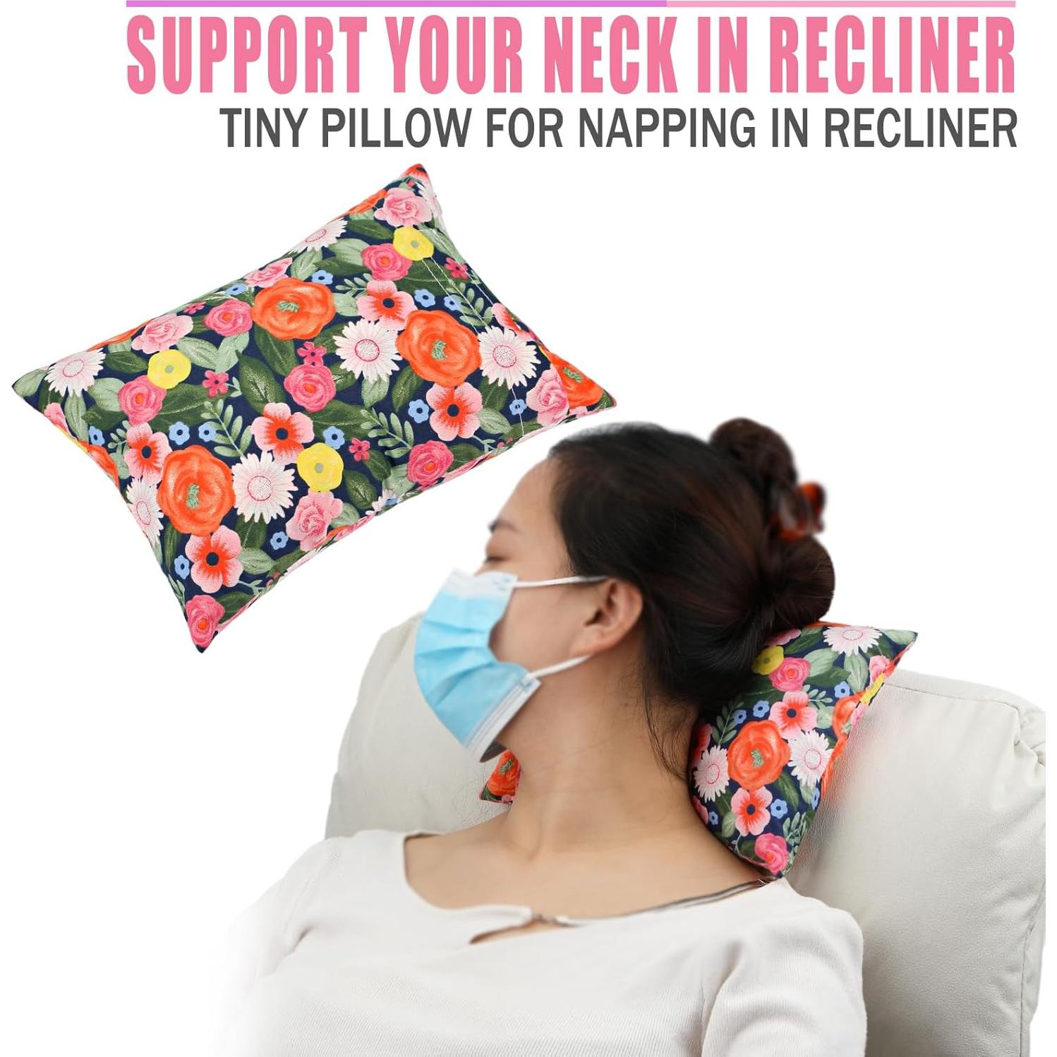 Almohada Cervical Pequeña Heal n Hope 17.8x27.9 cm Floral