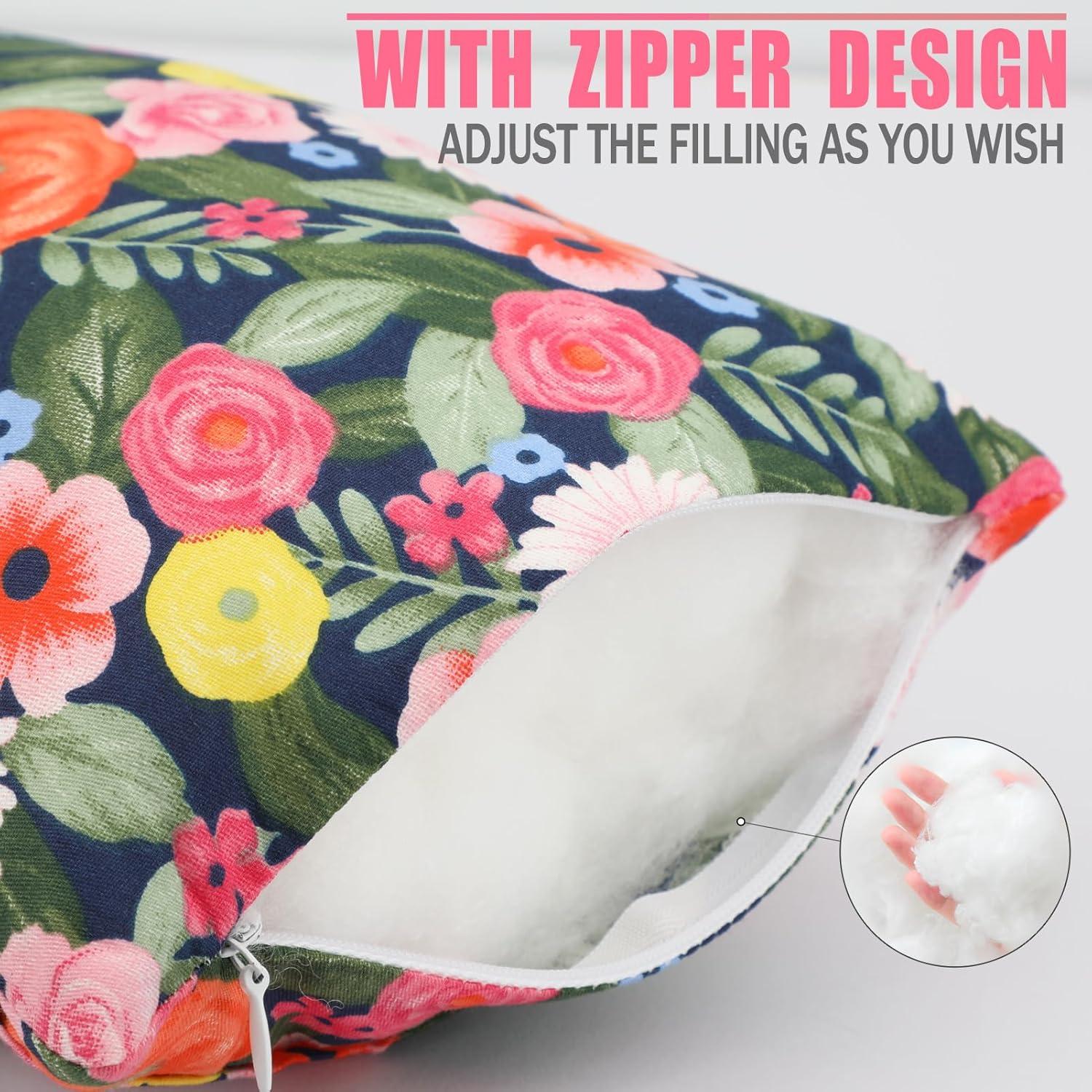 Almohada Cervical Pequeña Heal n Hope 17.8x27.9 cm Floral