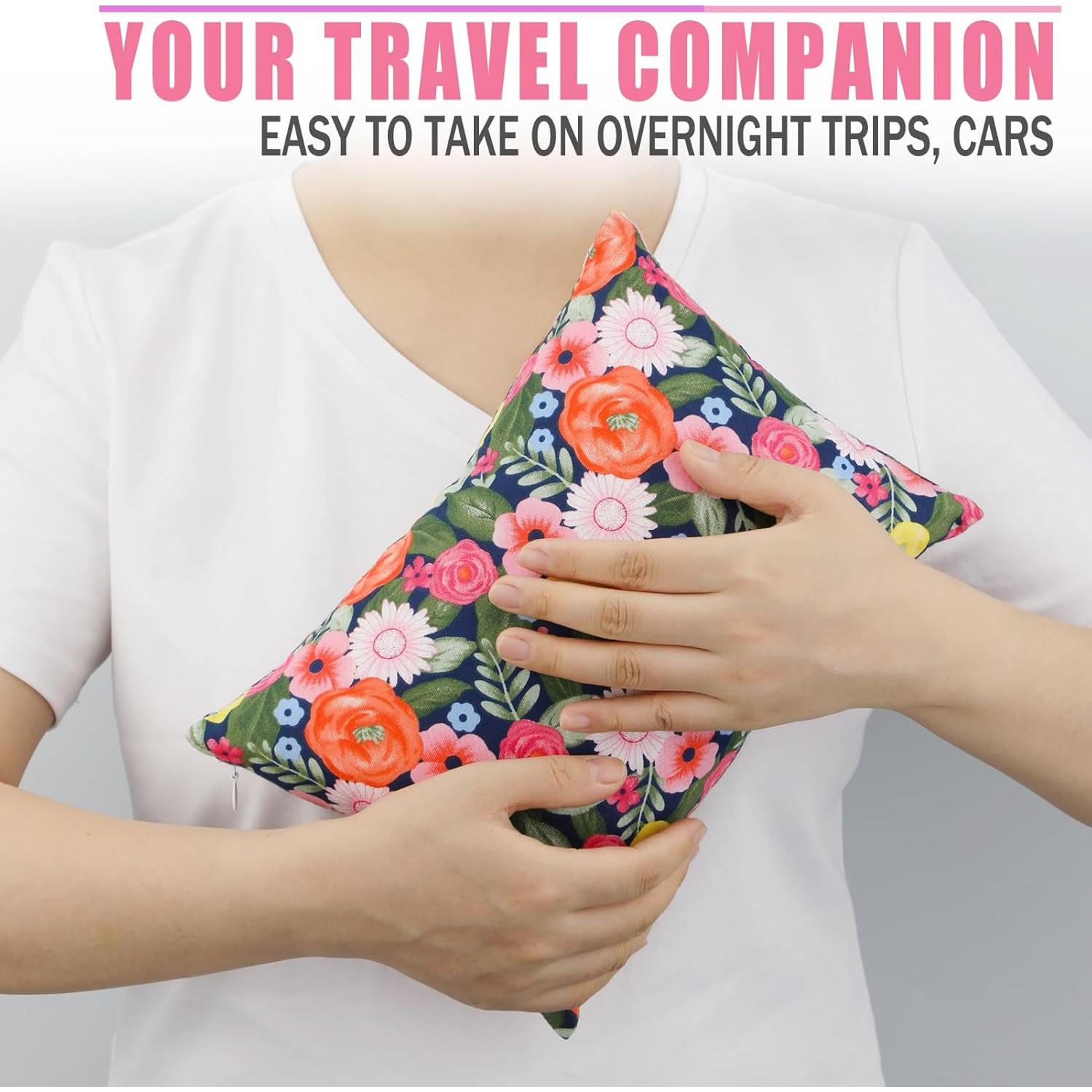 Almohada Cervical Pequeña Heal n Hope 17.8x27.9 cm Floral