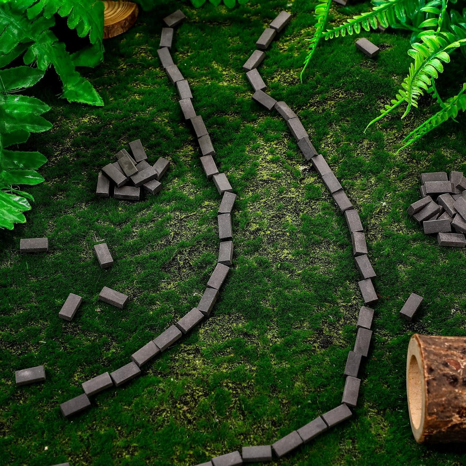 Civaner 350 Mini Ladrillos de Cerámica para Casa de Muñecas