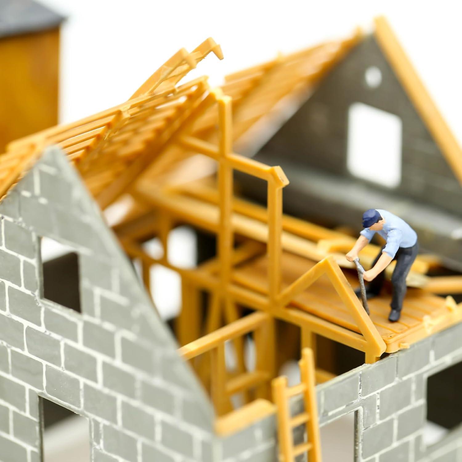 Civaner 350 Mini Ladrillos de Cerámica para Casa de Muñecas