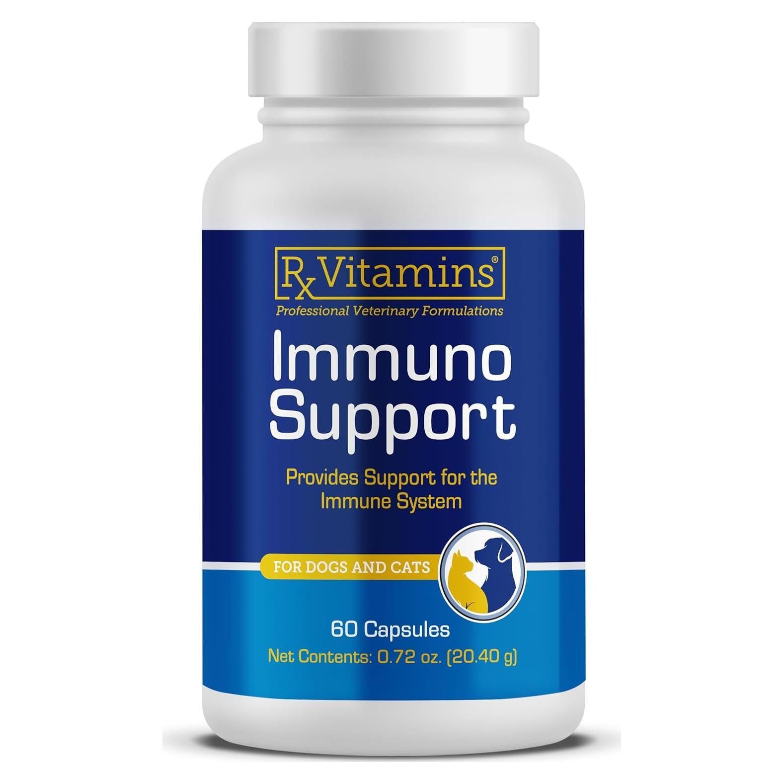 Suplemento Inmunológico para Perros y Gatos Rx Vitamins 60ct
