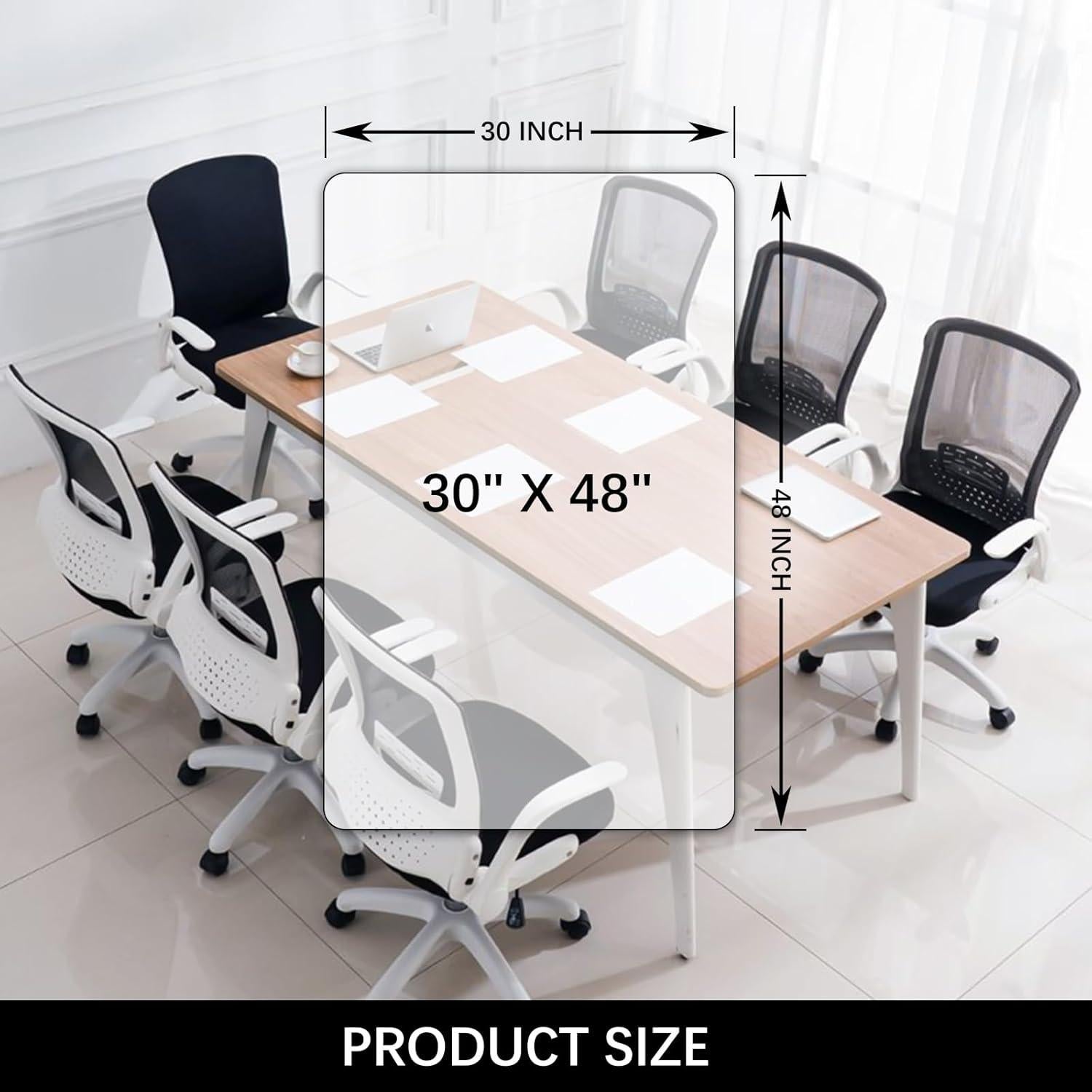 Alfombrilla Kuyal Clear 76x122 cm PVC para Suelos de Madera