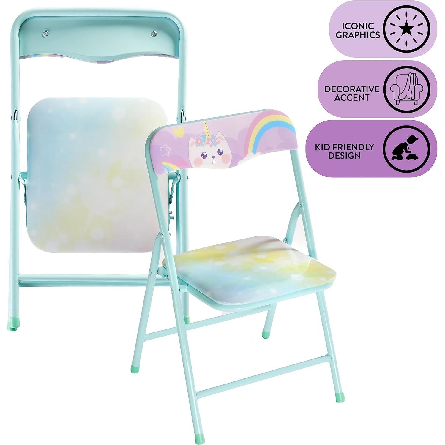 Conjunto de Mesa y Sillas Caticorn Heritage Kids 3 Piezas