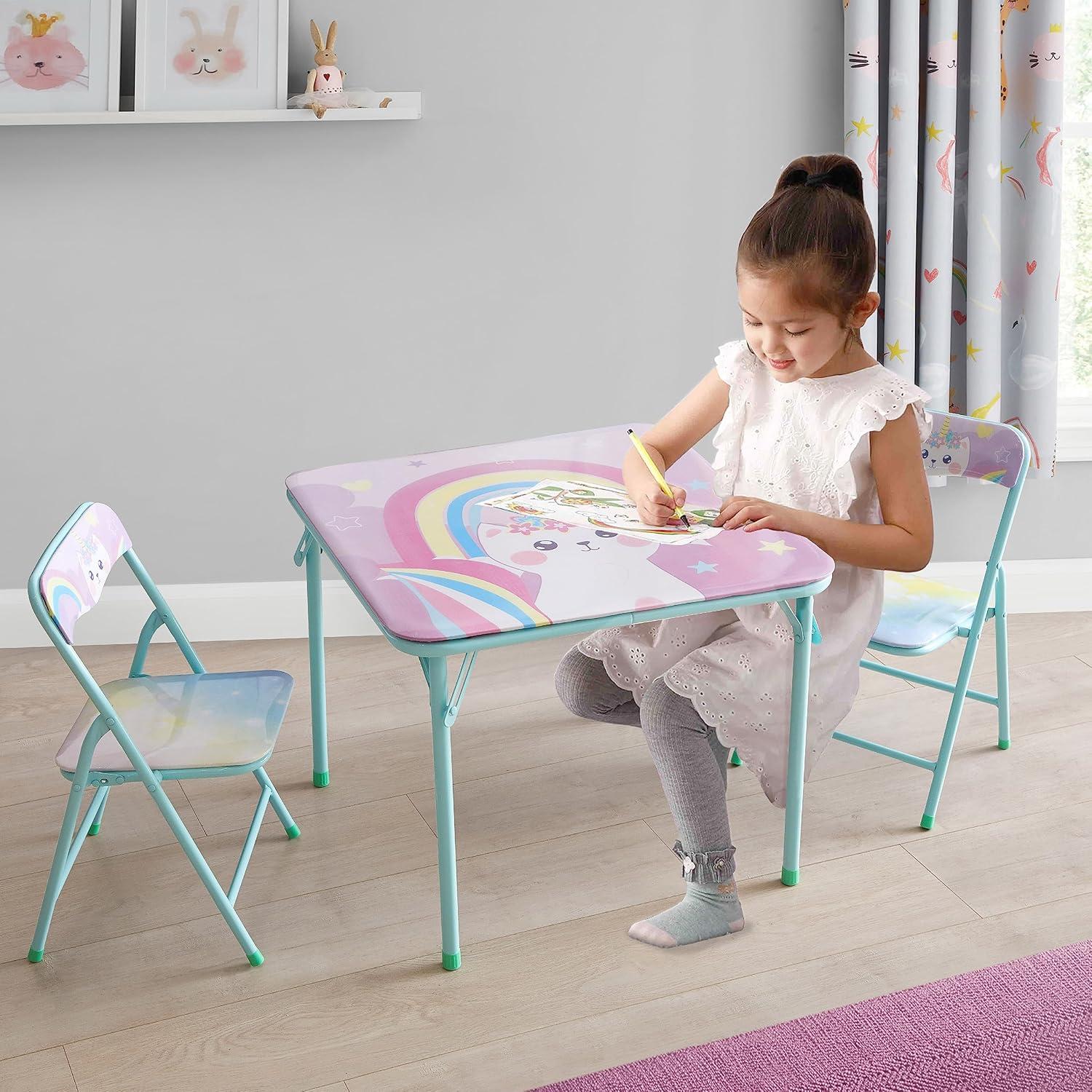 Conjunto de Mesa y Sillas Caticorn Heritage Kids 3 Piezas