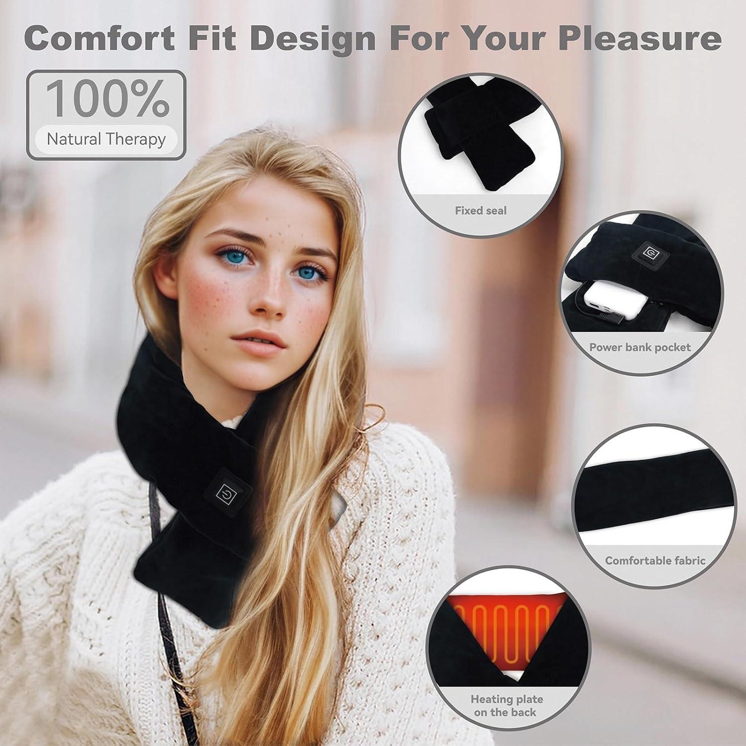 Almohadilla Calentadora de Cuello KADORVA 5000mAh Inalámbrica