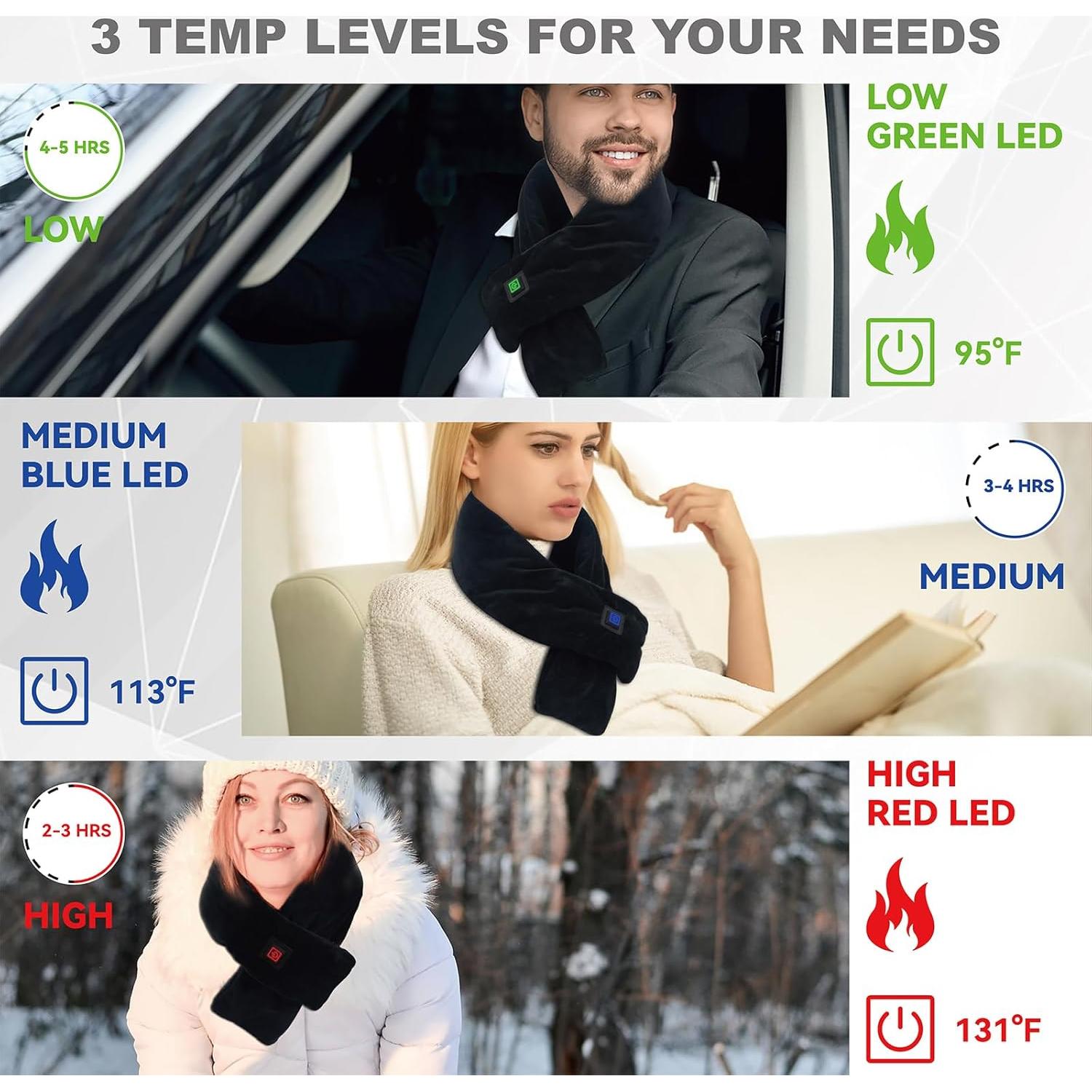 Almohadilla Calentadora de Cuello KADORVA 5000mAh Inalámbrica