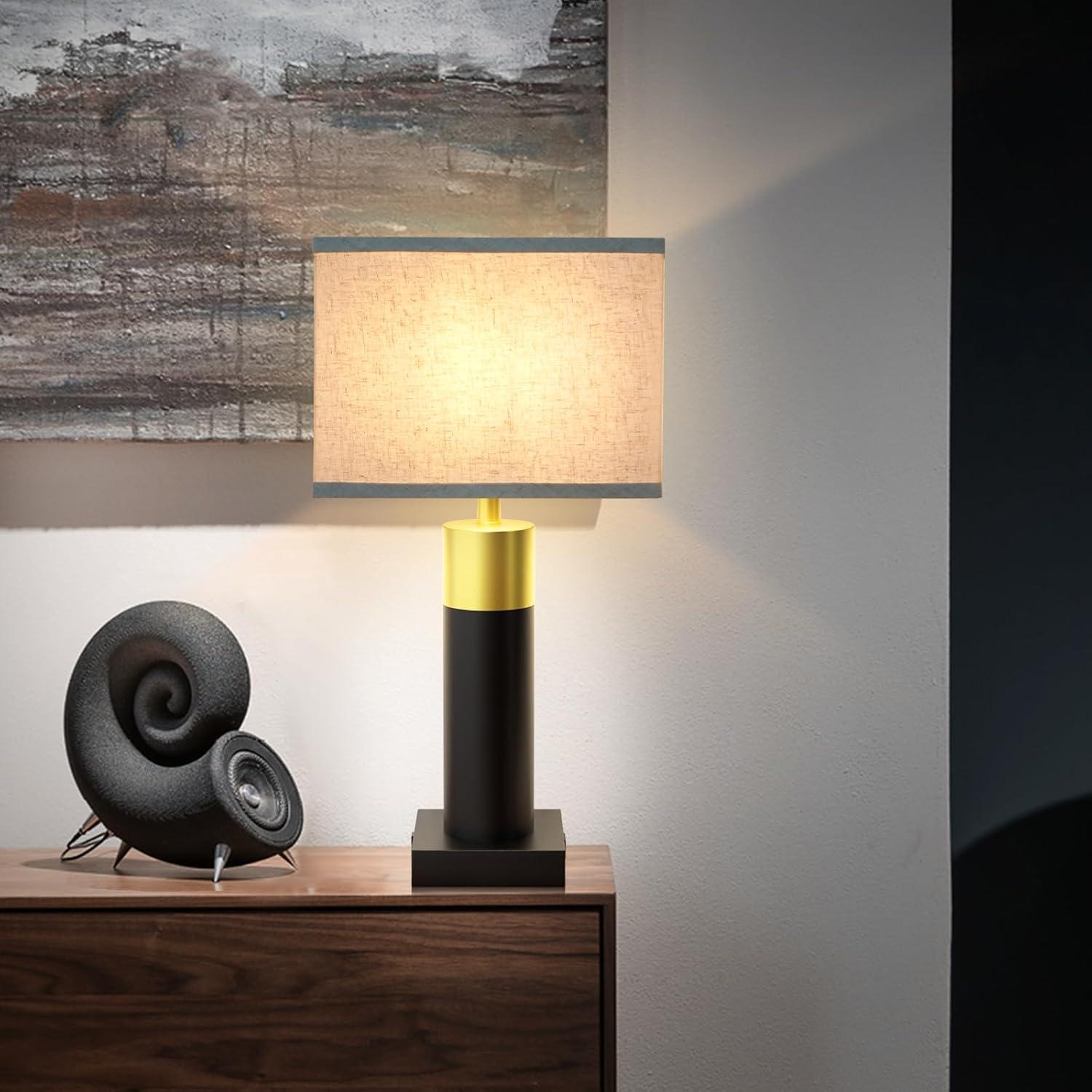 Lámpara de Mesa Táctil OYedis 55.88 cm 3 Niveles USB