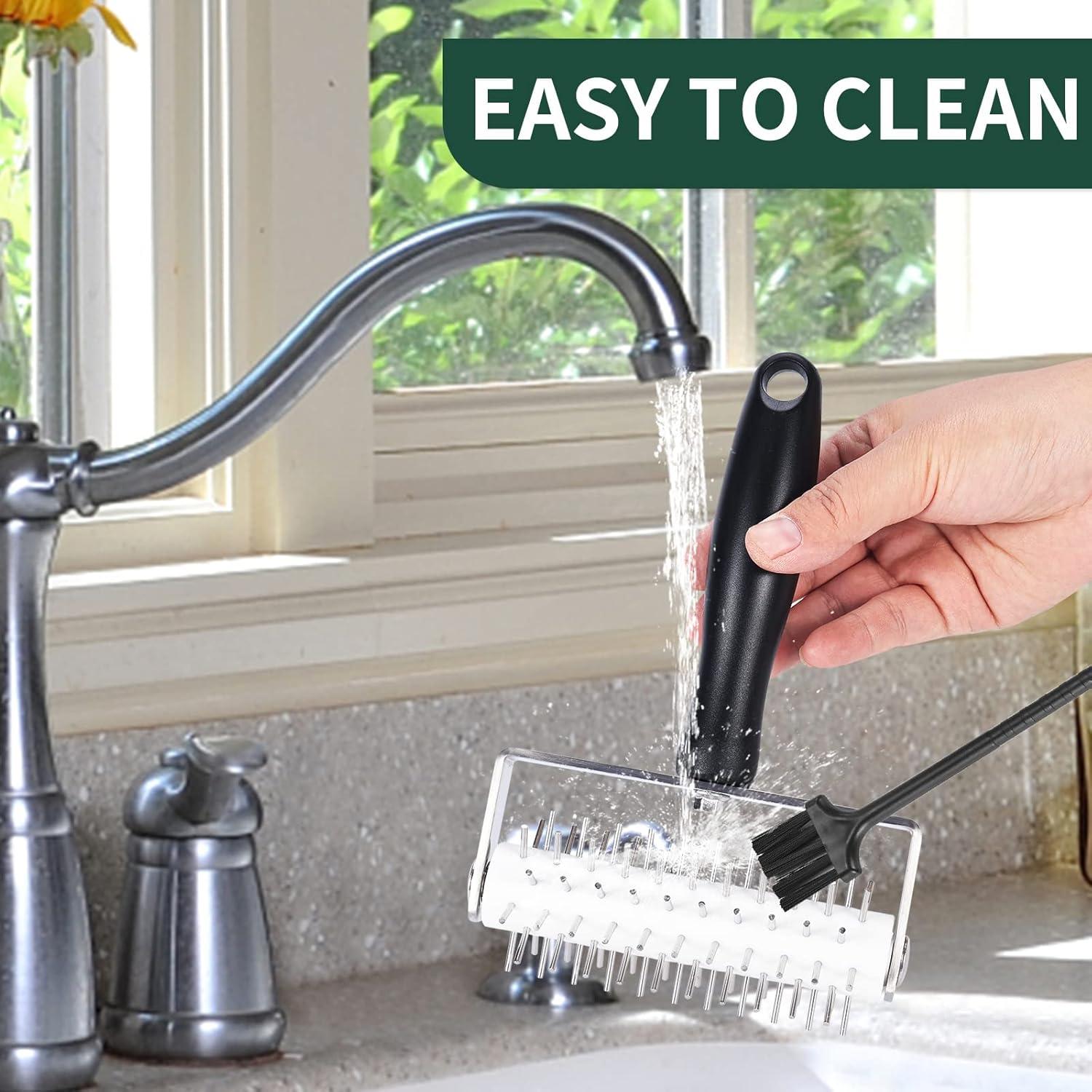 Docker de Masa para Pizza Ecavria con Púas de Acero Inoxidable