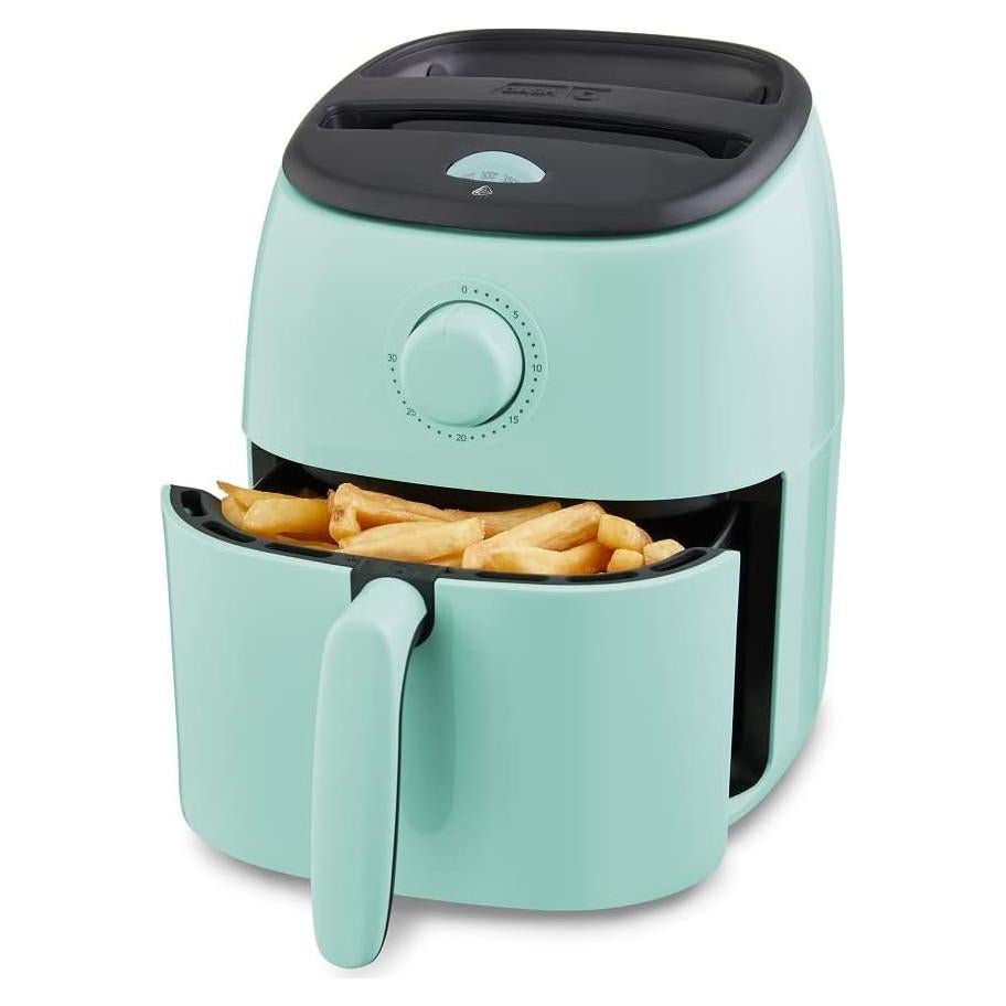 Horno de Freír al Aire DASH Tasti-Crisp 2.6L Aqua - 1000W