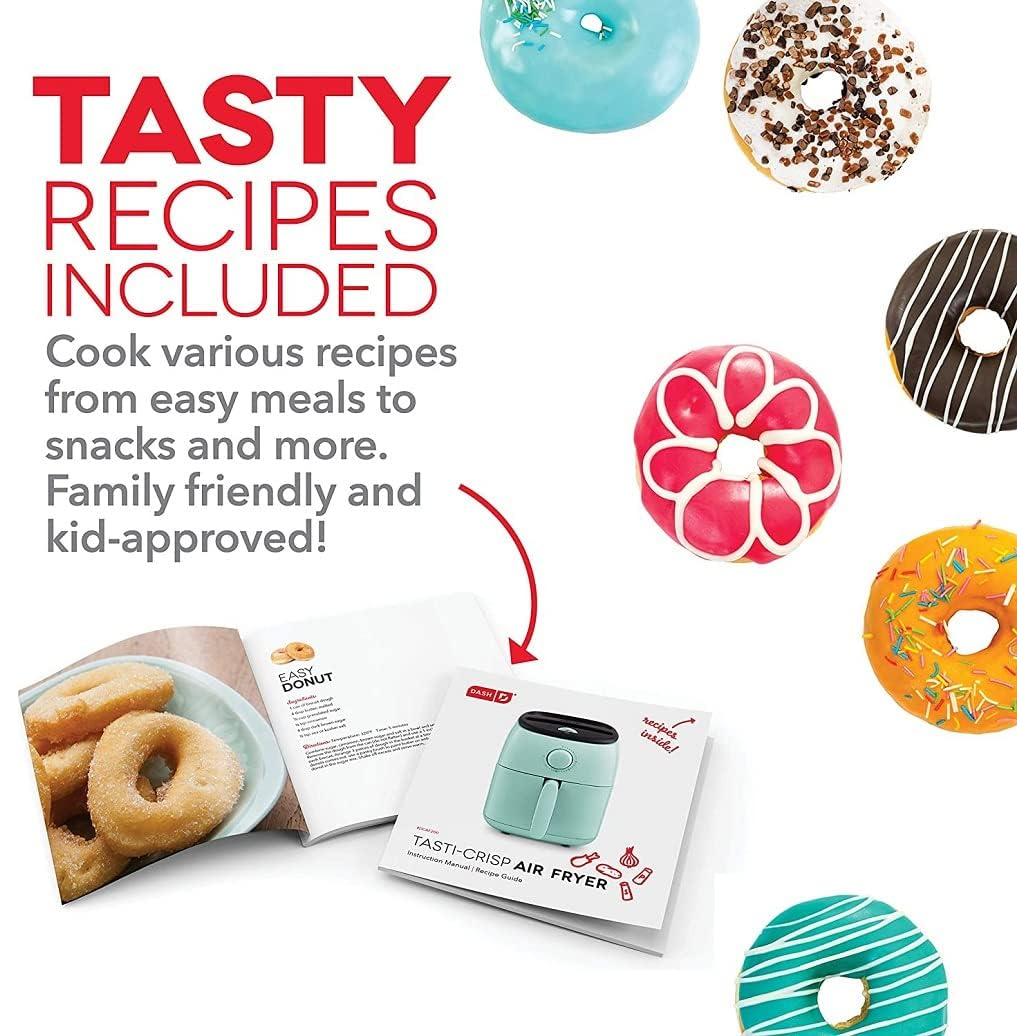 Horno de Freír al Aire DASH Tasti-Crisp 2.6L Aqua - 1000W