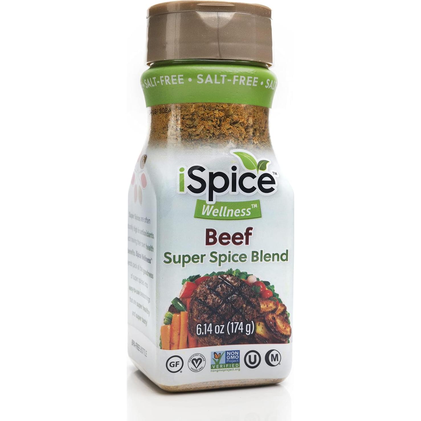 Mezcla de Especias Sin Sal iSpice - 4 Paquetes Naturales 275g