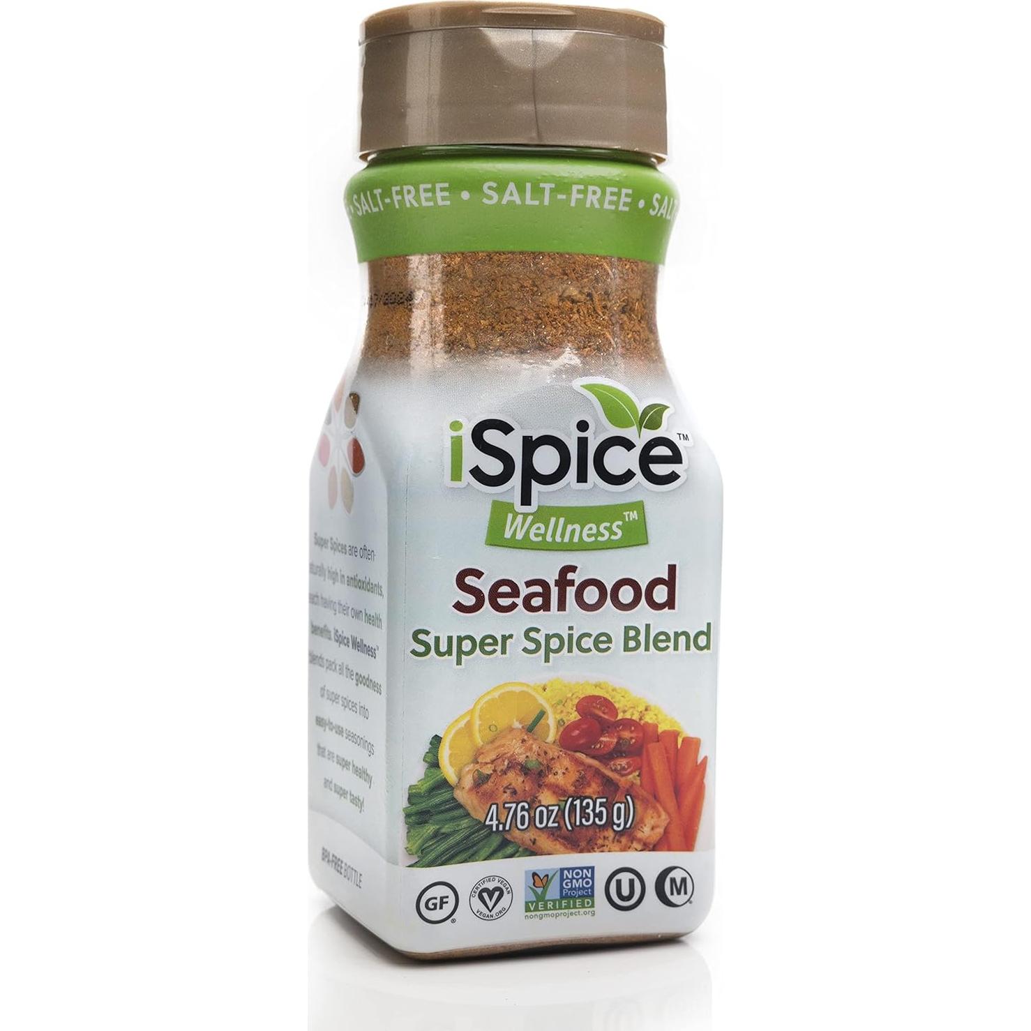 Mezcla de Especias Sin Sal iSpice - 4 Paquetes Naturales 275g