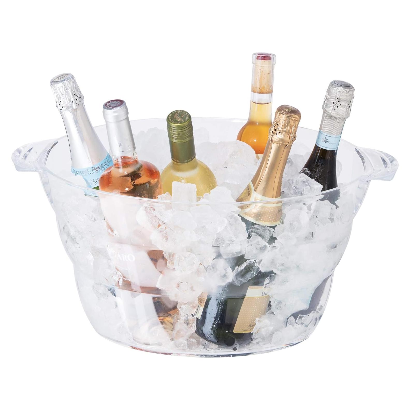 Tina de Fiesta Ovalada Oggi - Enfriador de Bebidas 47x28 cm