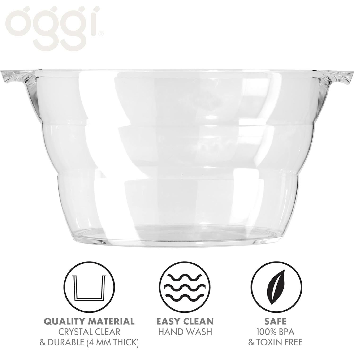 Tina de Fiesta Ovalada Oggi - Enfriador de Bebidas 47x28 cm